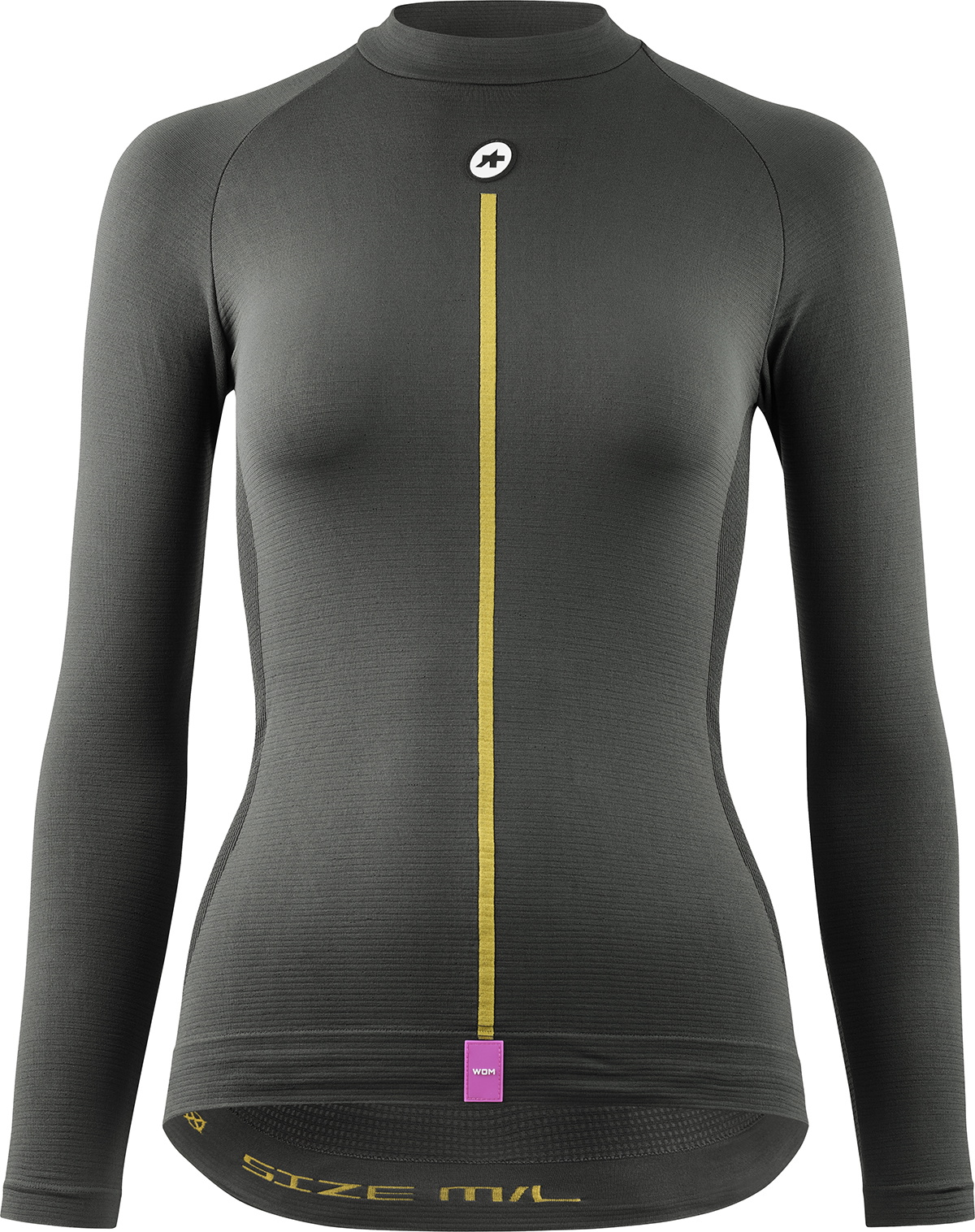 Beklædning - Baselayer / Undertøj - Assos WOM Spring Fall Longsleeve Skin Layer P1 - Anthracite Grey