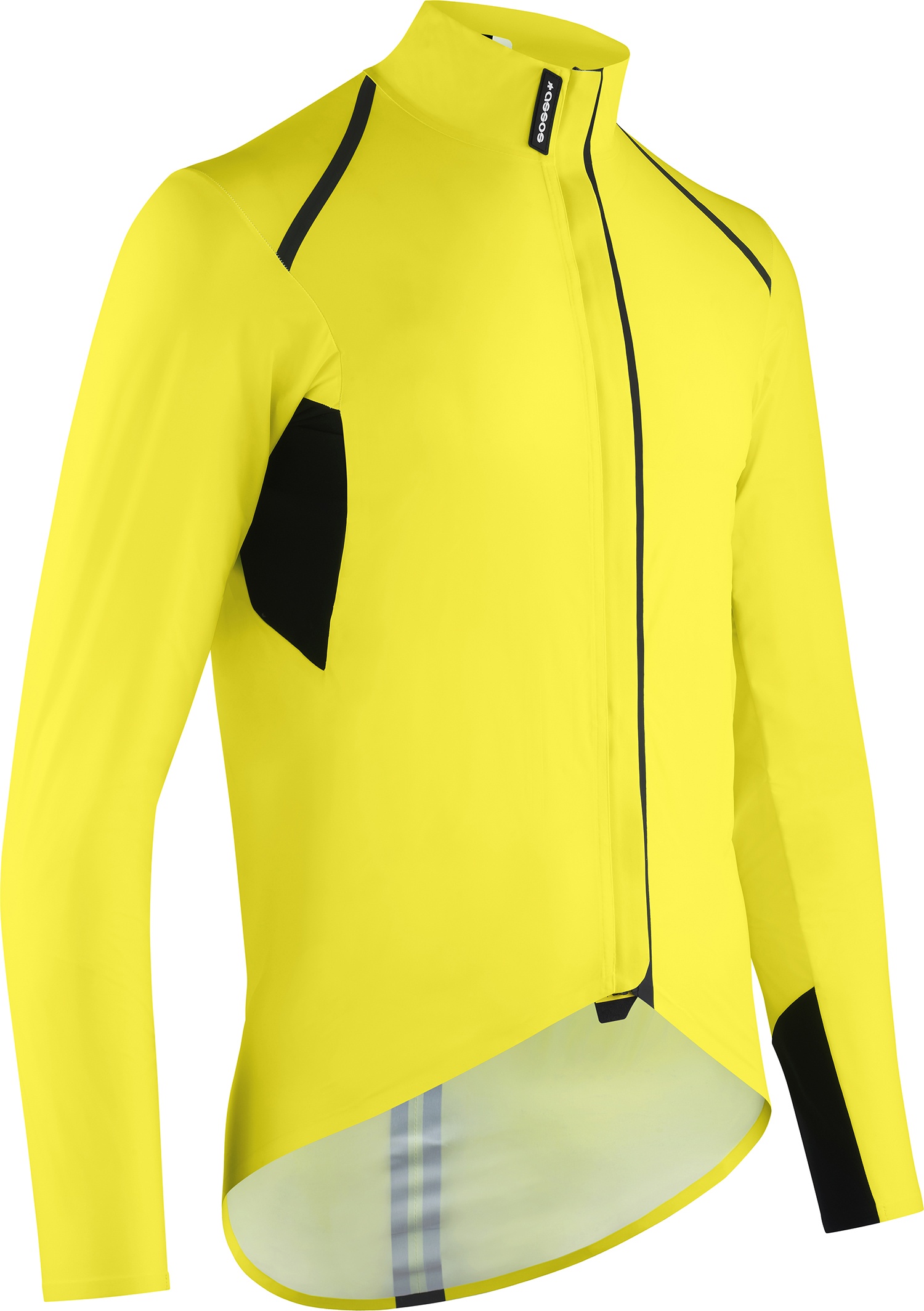 Se Assos MILLE GTS Rain Jacket S11 - Optic Yellow hos Cykelexperten.dk