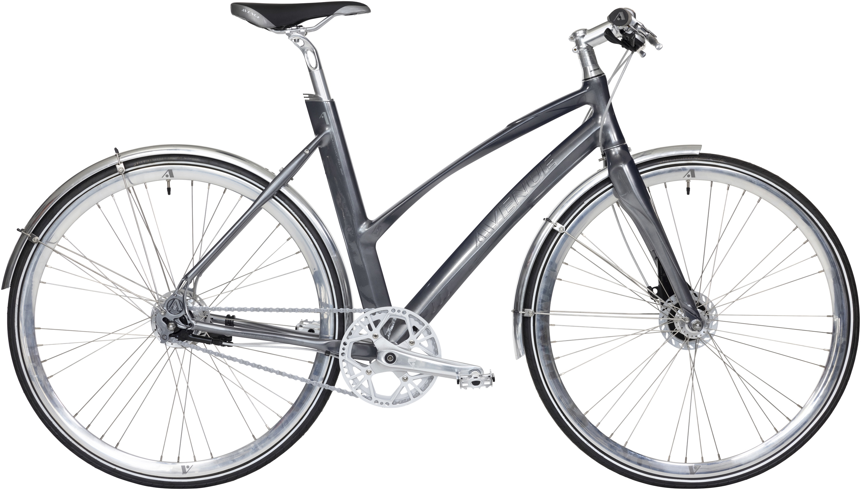 fire gange Vellykket Citron Avenue Broadway Metal Dame 7g 2023 - Grå » Bike Size: 50cm/19.5"