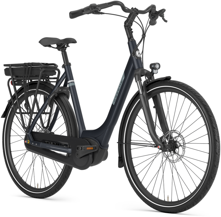 Cykler - Elcykler - Gazelle Paris C7 HMB Dame 7g 2024 - Blå