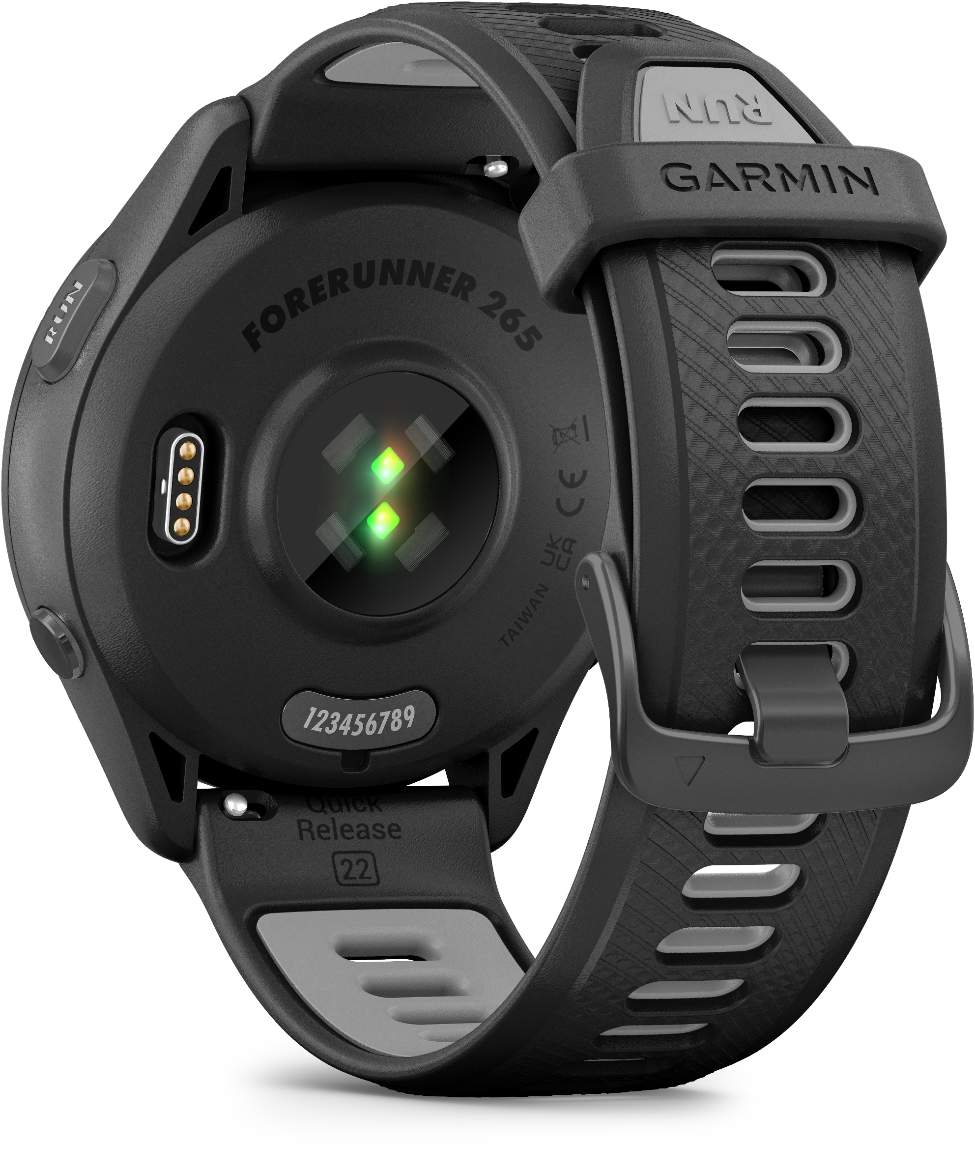 Tilbehør - Cykelcomputer & GPS - Garmin Forerunner 265 Music - Sort/Powder