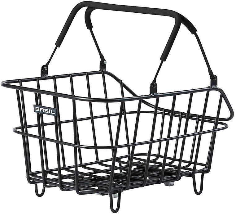 Basil Cento Alu MIK - Cykelkurv til bag med MIK beslag - Sort