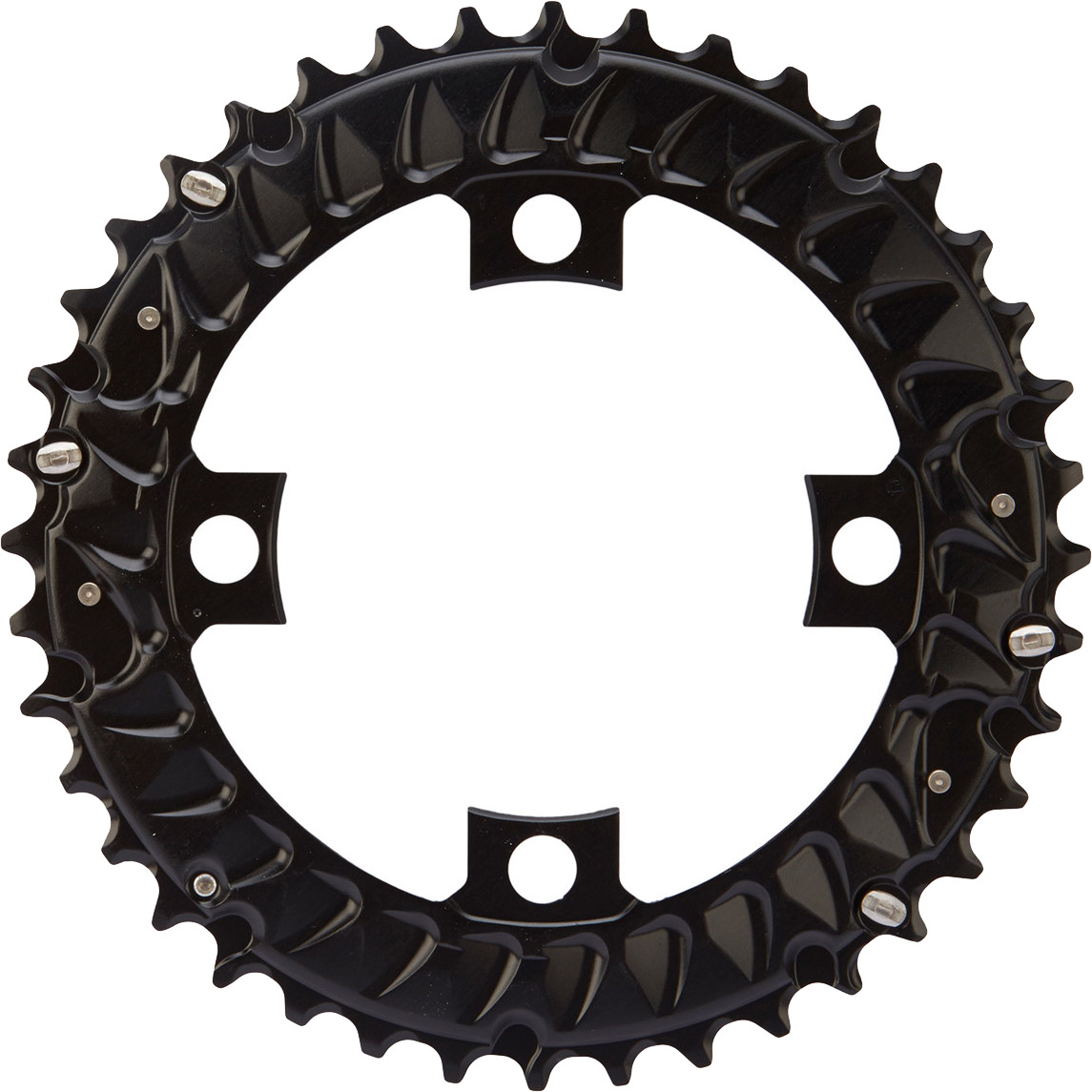 Reservedele - Klinger - Shimano Deore FC-M6000 Klinge 40T-AN Ydre 96mm BCD 3x10 speed Sort