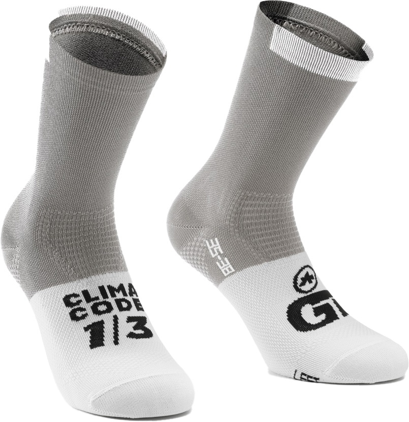Assos GT Socks C2 - Grå/Hvid