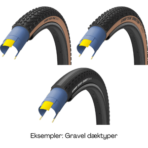 Typer af gravel cykeldæk