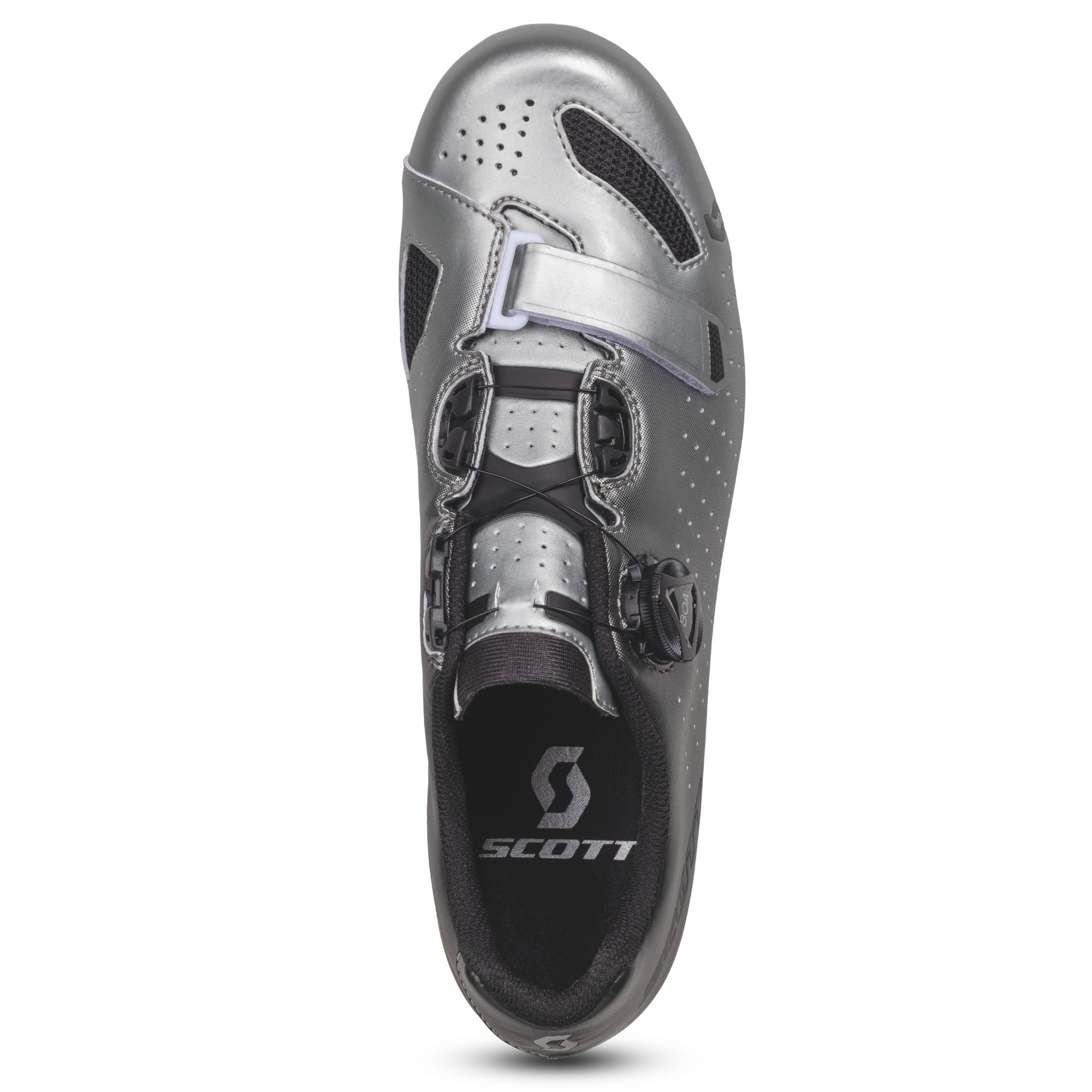Beklædning - Cykelsko - Scott Shoe Road Comp Boa - Black Fade Metallic Silver