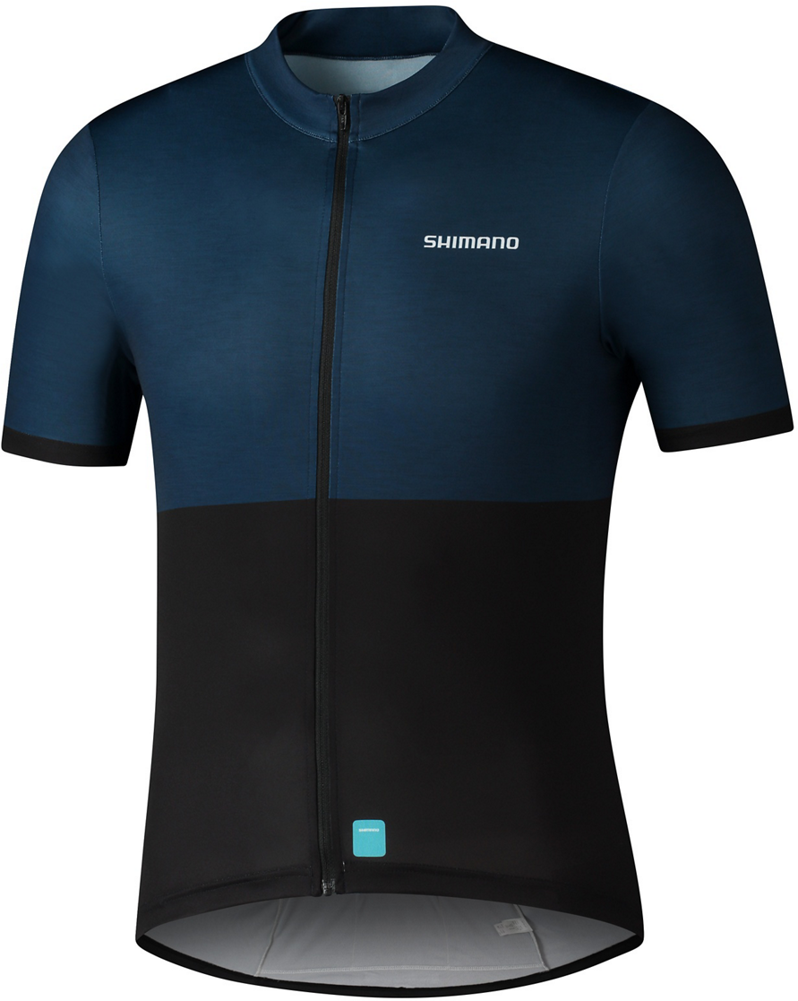 Shimano ELEMENTO Kortærmet Cykeltrøje – Navy