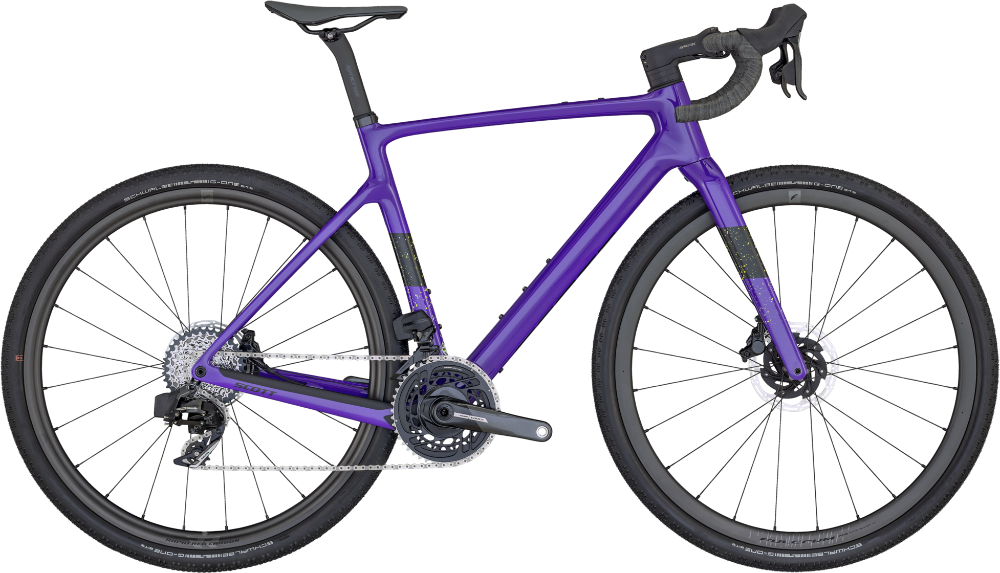 Scott Addict Gravel 10 2024 - Lilla