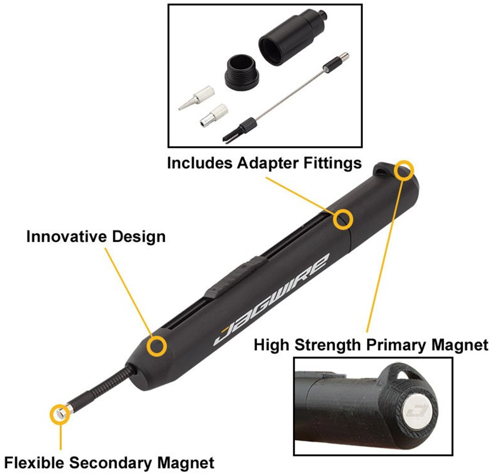Tilbehør - Værktøj - Jagwire kabelguide magnet til indv. kabelføring Pro Routing Tool