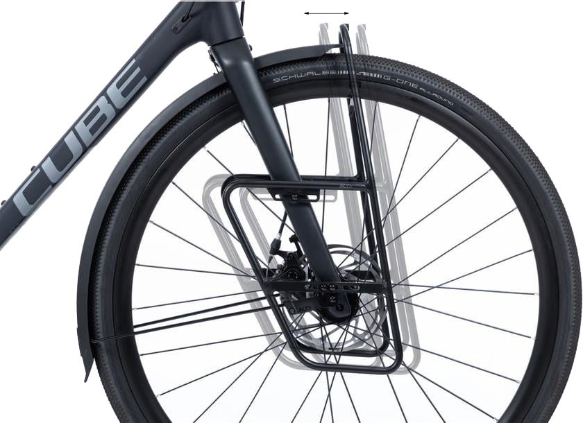 Tilbehør - Bagagebærer - ACID by Cube Front Bagagebærer FORK LOWRIDER - Black
