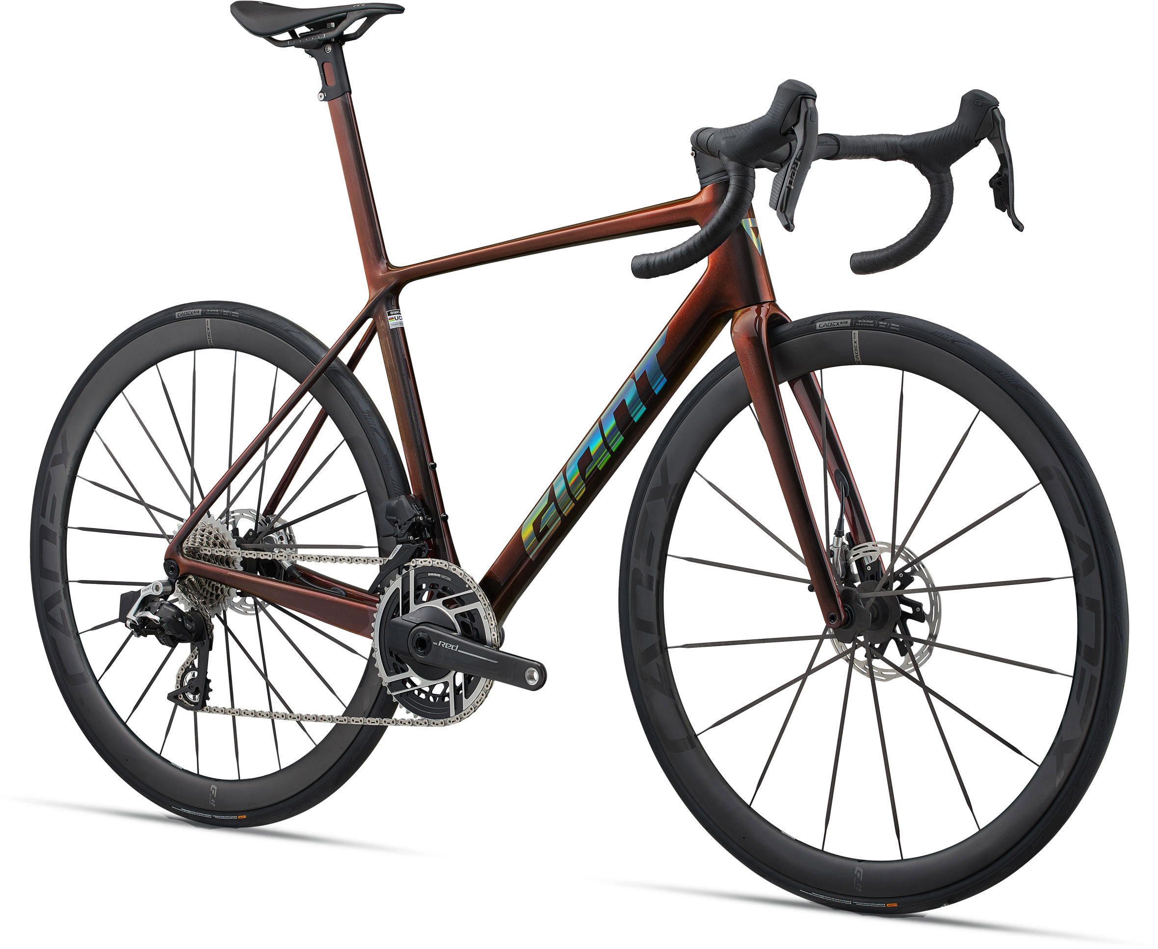 Cykler - Racercykler - Giant TCR Advanced SL 0 Red 2025 - Black Lava