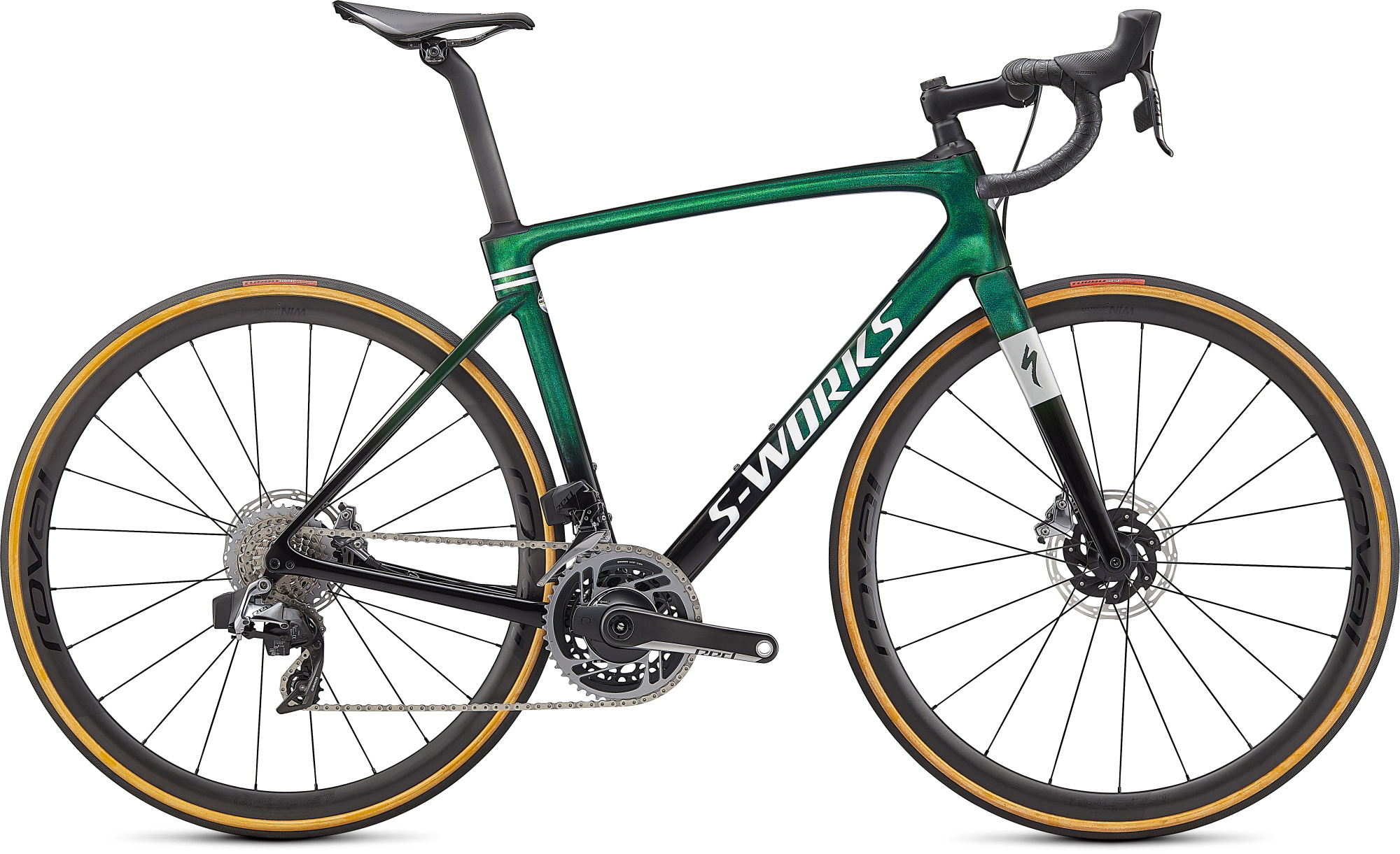 Specialized S-Works Roubaix RED eTAP AXS 2021 - Grøn Cykler > Racercykler