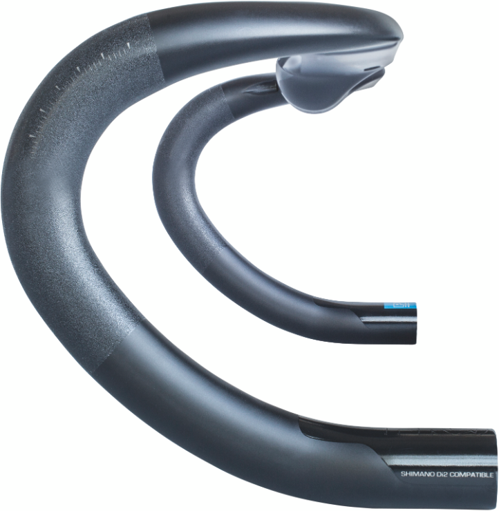 Reservedele - Cykelstyr - PRO Styr Vibe Aero Carbon Comp Sort - 42cm