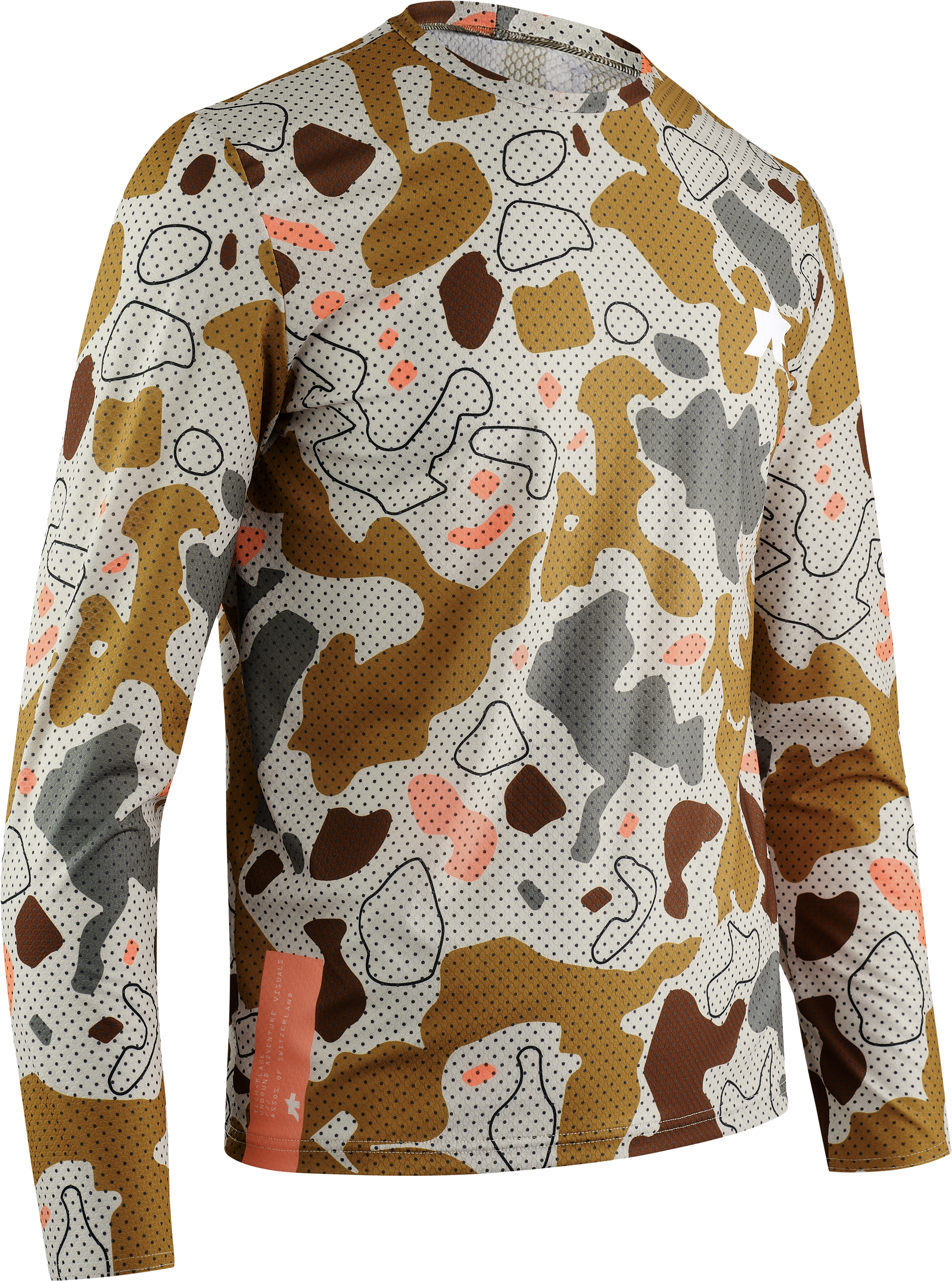 Assos TACTICA LS T-Shirt T5 Tech-Flage - Halftone Camo