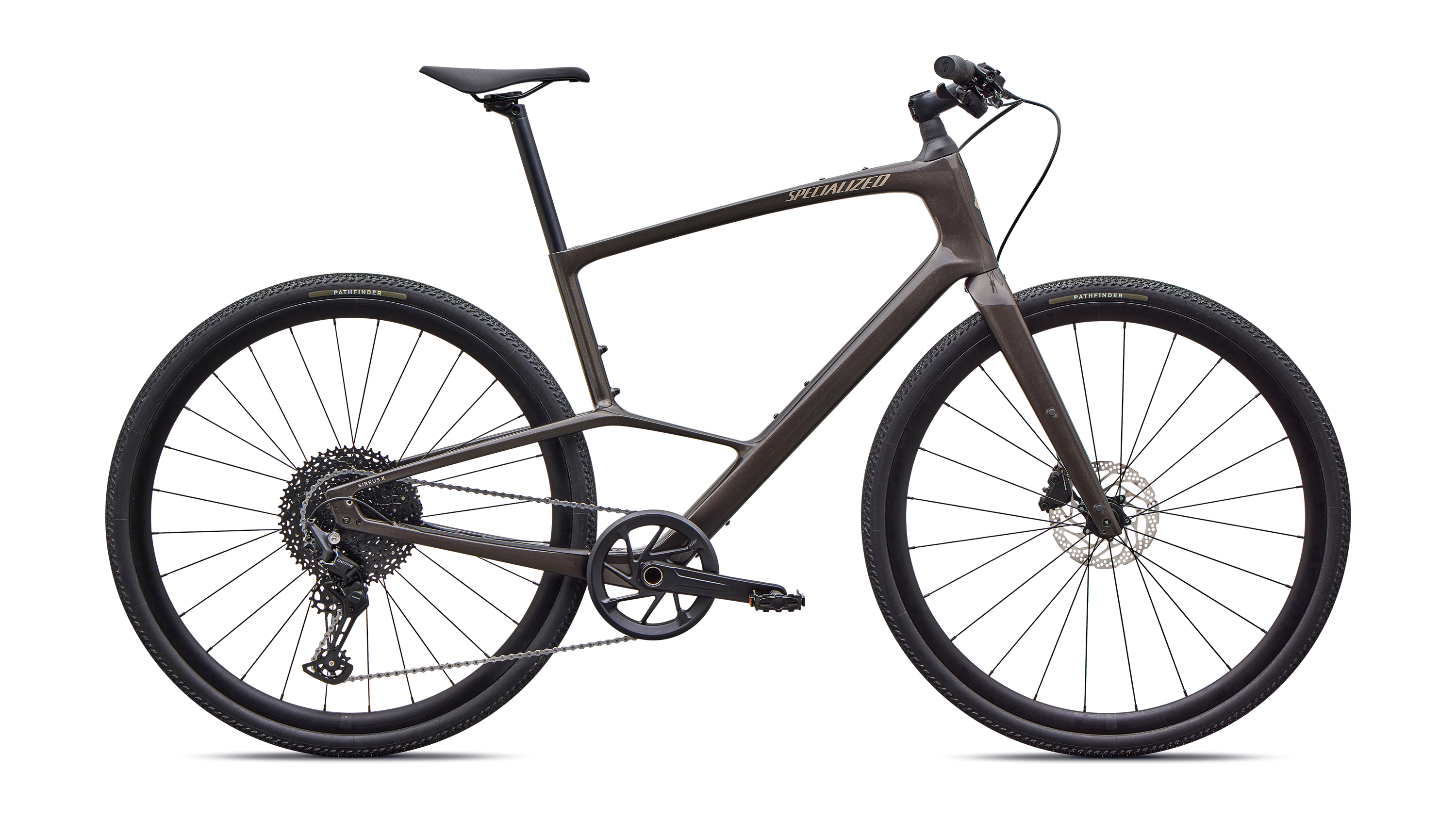 Cykler - Herrecykler - Specialized Sirrus X 5.0 2027 - Gloss Warm Smoke / Sandstone Metallic