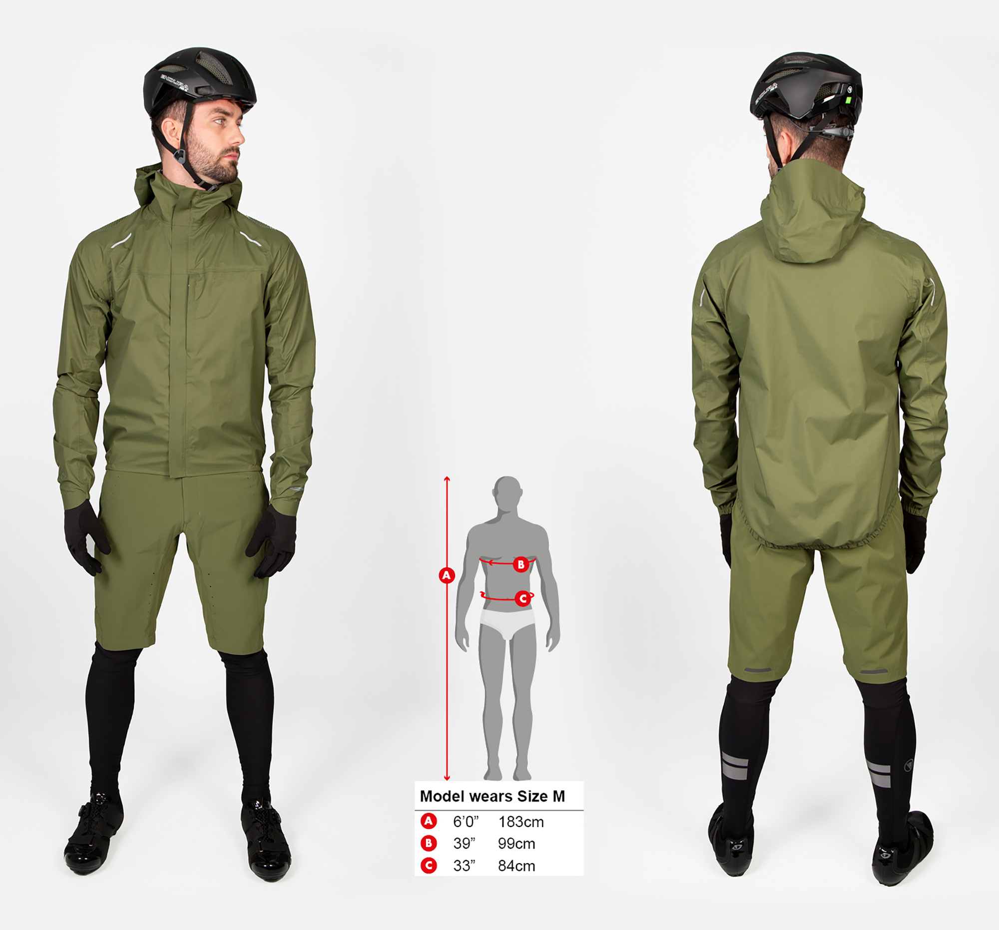Beklædning - Cykeljakker - Endura GV500 Waterproof Jacket - Grøn