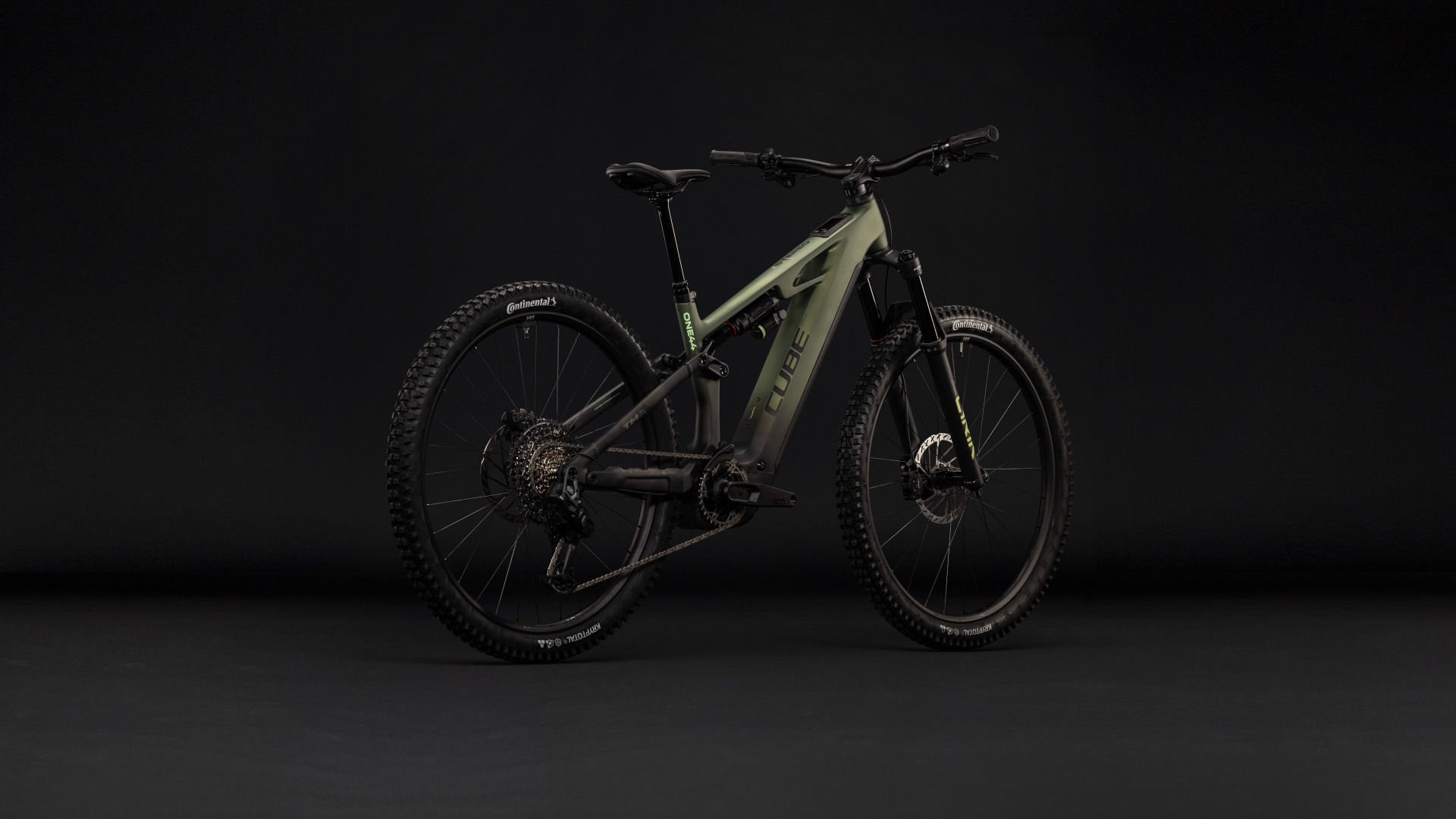 Cykler - Elcykler - Cube Stereo Hybrid ONE44 HPC TM 800 27.5" 2027 - Reedgreen´n´Gills