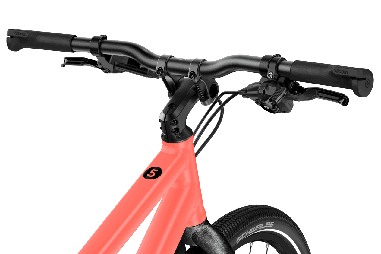 Cykler - Børnecykler - Woom Explore 5 - Neon Coral