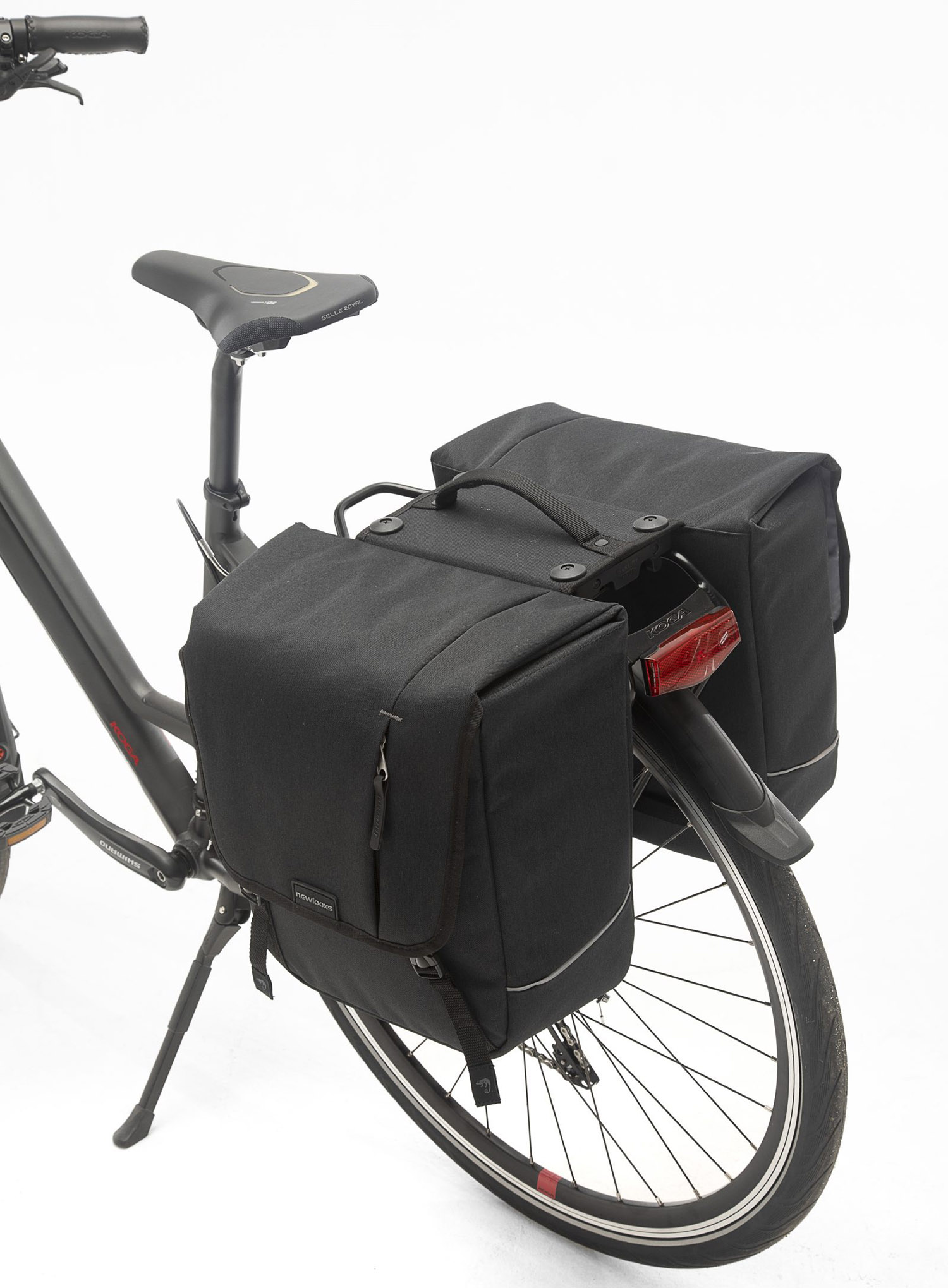 Tilbehør - Cykeltasker - NEW LOOXS Nova Double Racktime Cykeltasker - Sort