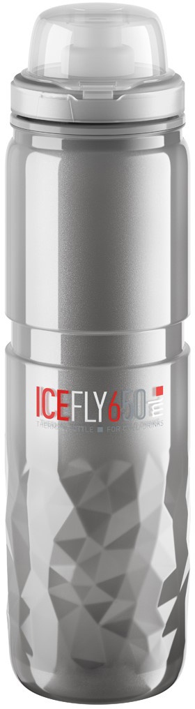 Se Elite Ice FLY Drikkedunk - 650ml - Clear hos Cykelexperten.dk