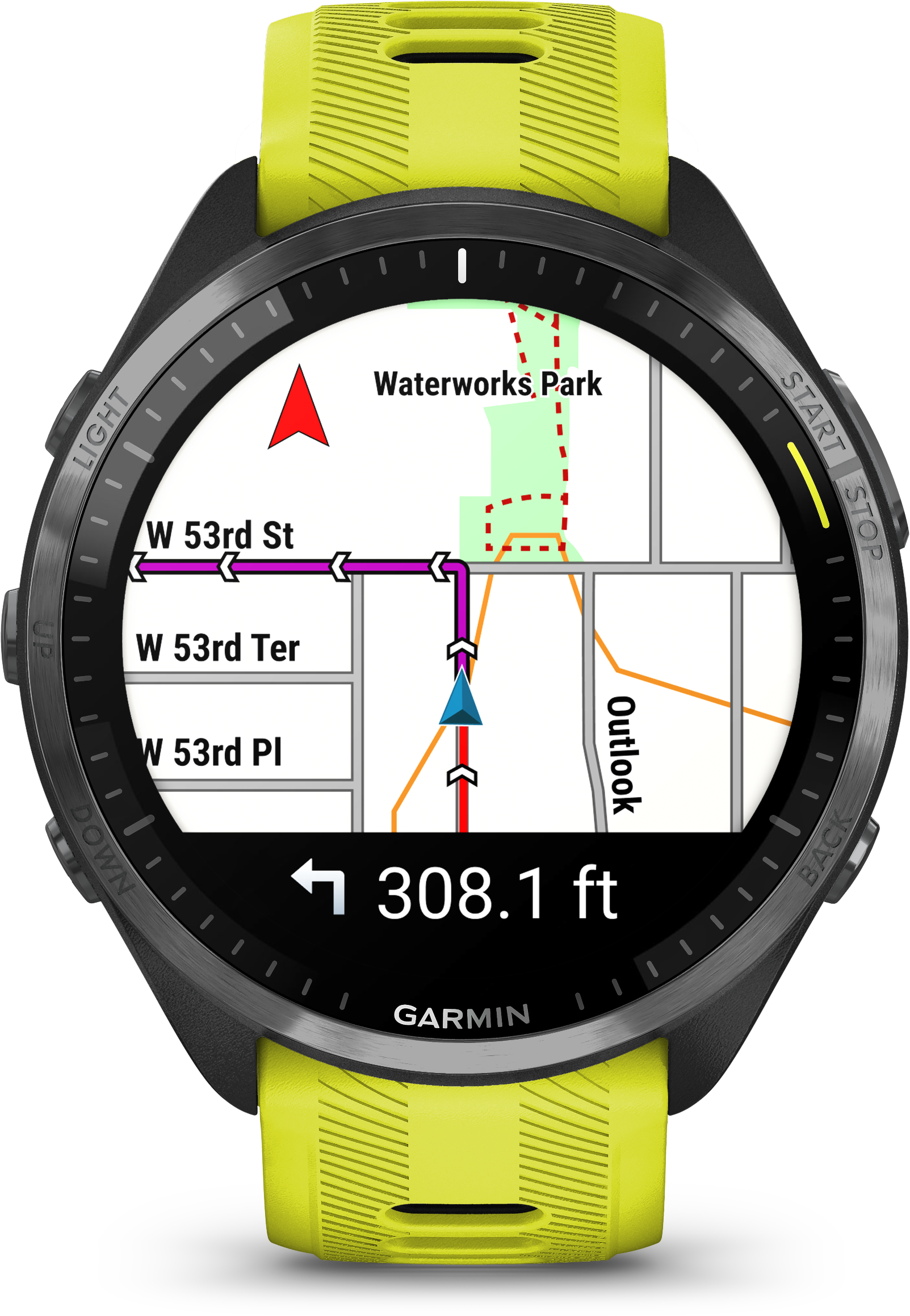 Brands - Garmin - Garmin Forerunner 965 - Carbon Grey - Yellow/Black