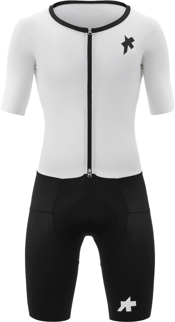 Beklædning - Cykelbukser - Assos EQUIPE RSR TRIATOR Speedsuit S11 Triatlondragt Cykeltrøje og Cykelbukser - White Series