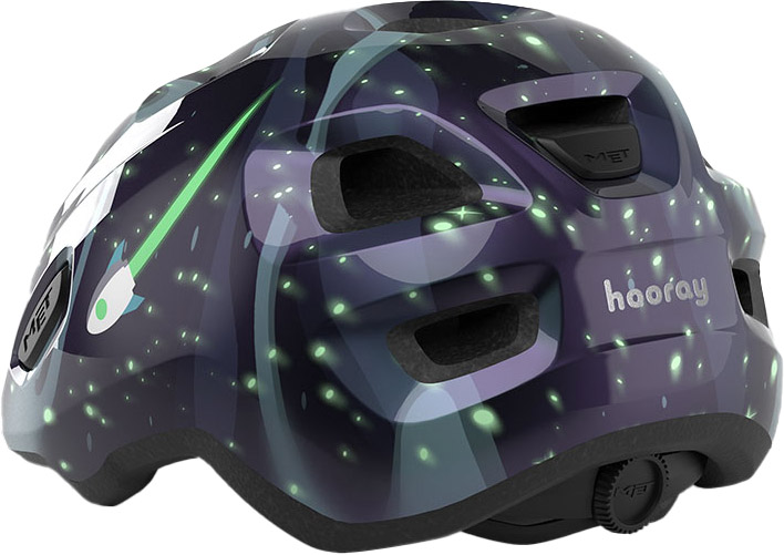 Beklædning - Cykelhjelme - MET Helmet Hooray - Space/Glow