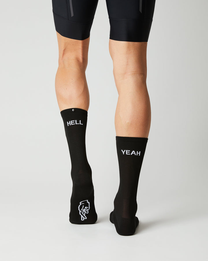 Beklædning - Sokker - Fingerscrossed Sokker Mini HELL YEAH 1.0 - Sort