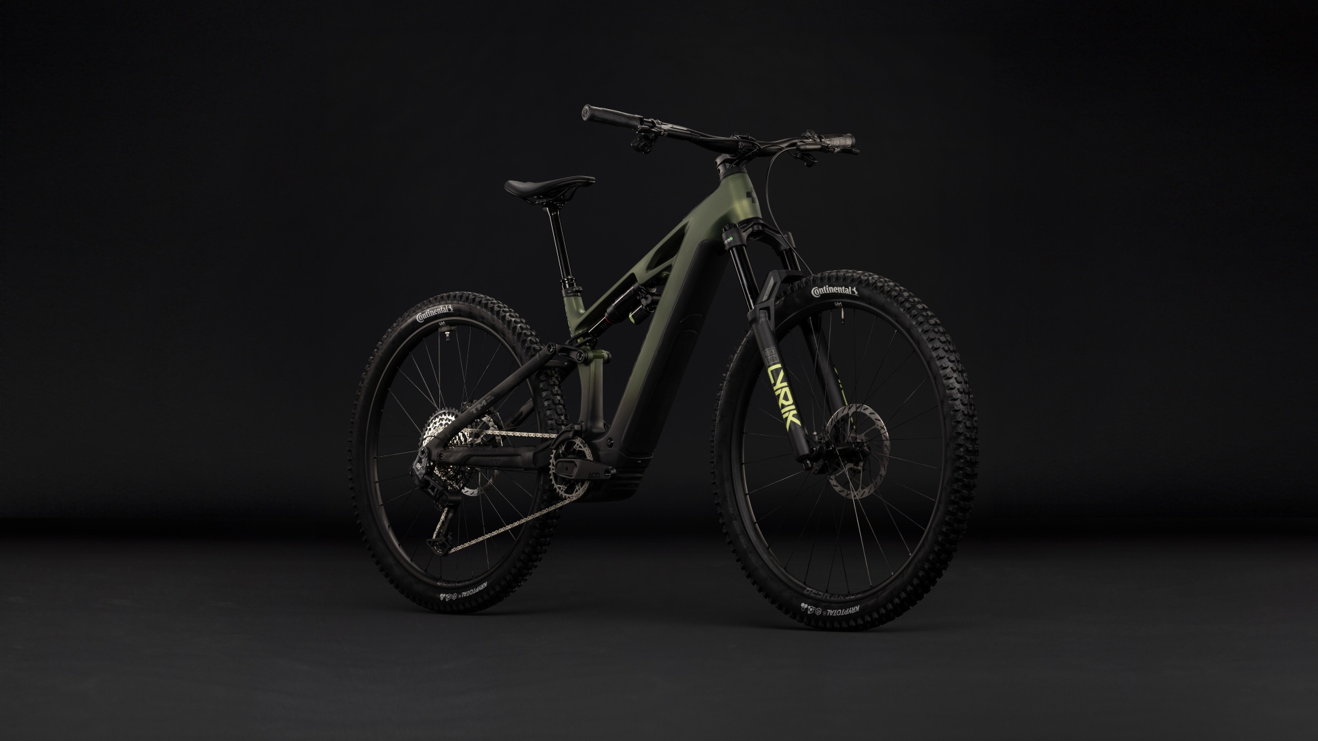 Cykler - Elcykler - Cube Stereo Hybrid ONE44 HPC TM 800 27.5" 2027 - Reedgreen´n´Gills
