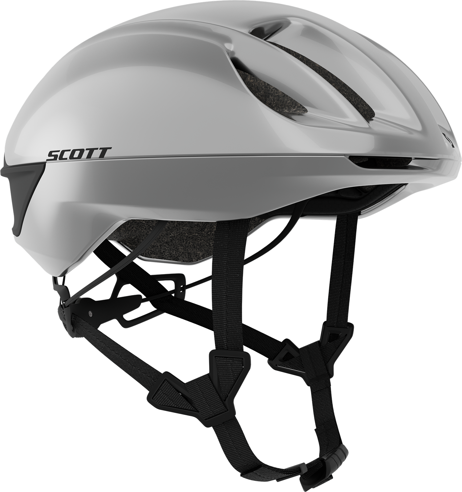 Scott Cadence RC MIPS cykelhjelm - Chrome Silver