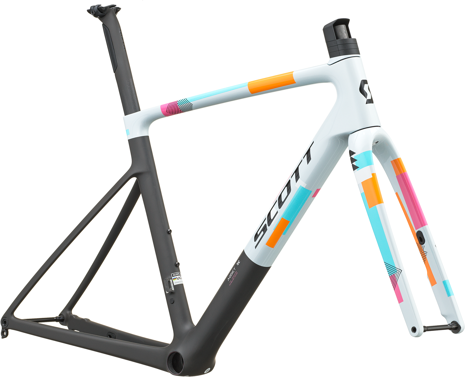 Cykler - Racercykler - Scott Frame set Addict RC Team Replica 2027 - Team Clear