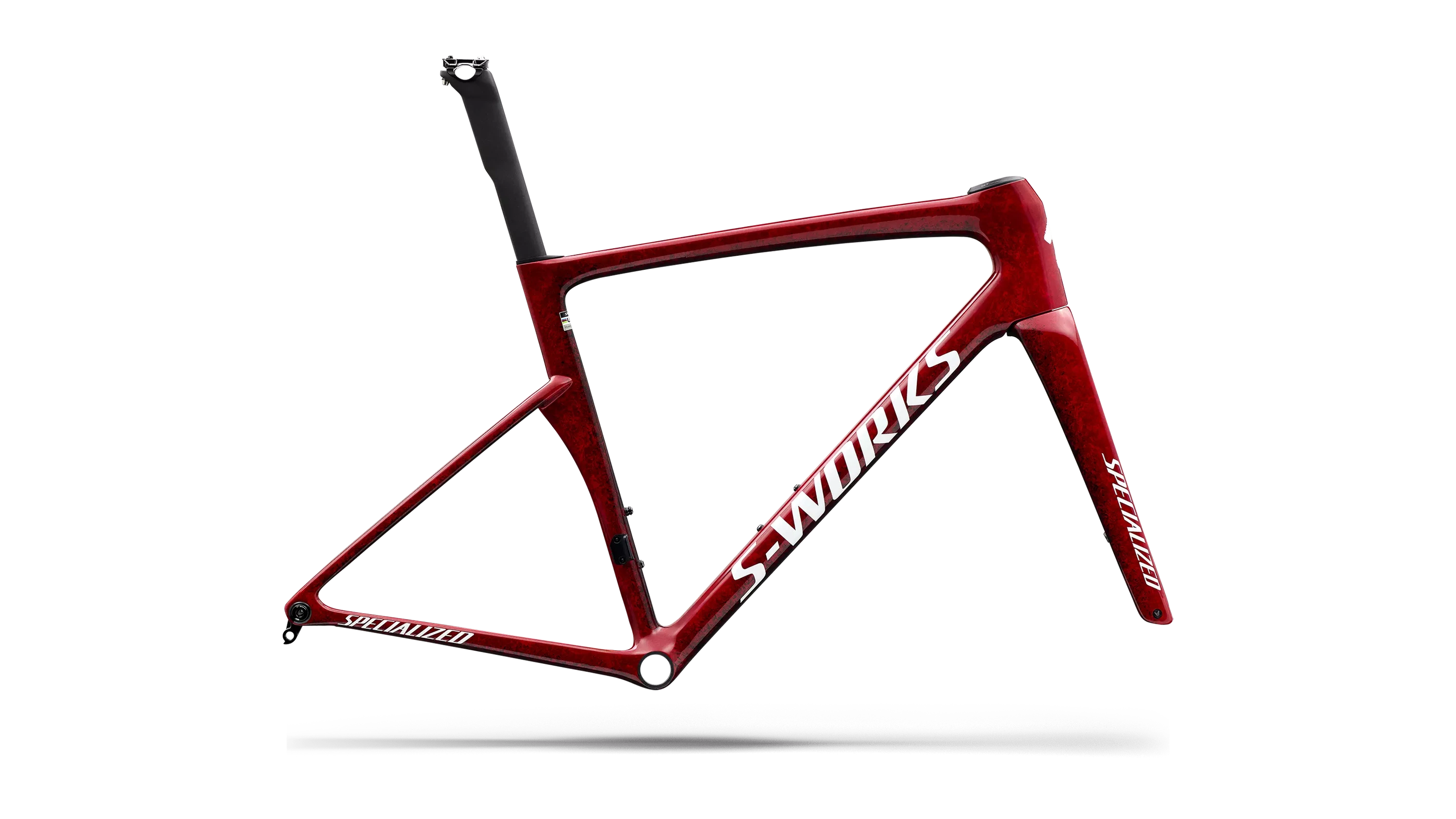 Cykler - Racercykler - Specialized S-Works Tarmac SL9 Frameset FACT 12r Carbon 2027 - Gloss Vivid Red