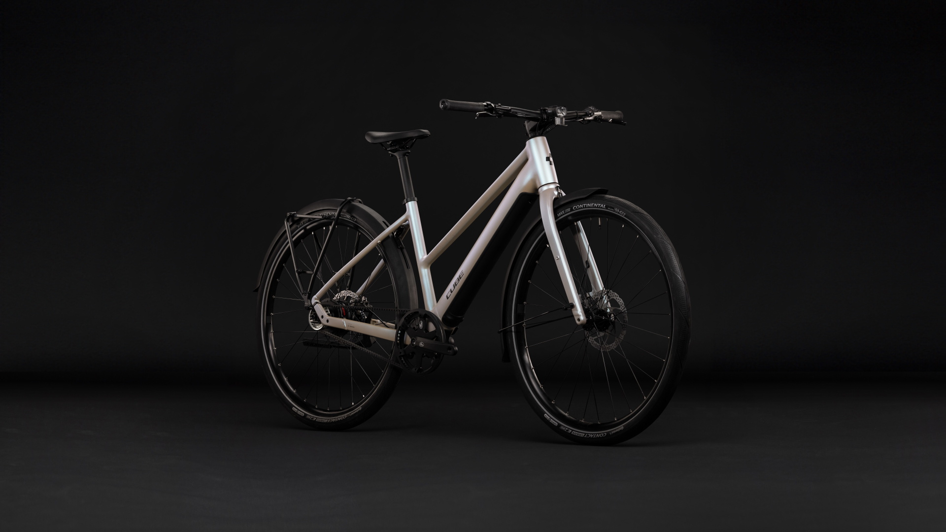Cykler - Elcykler - Cube Editor Hybrid Pro 360 FE (Fully Equipped) Trapeze Dame 2027 - Glintsand´n´Black