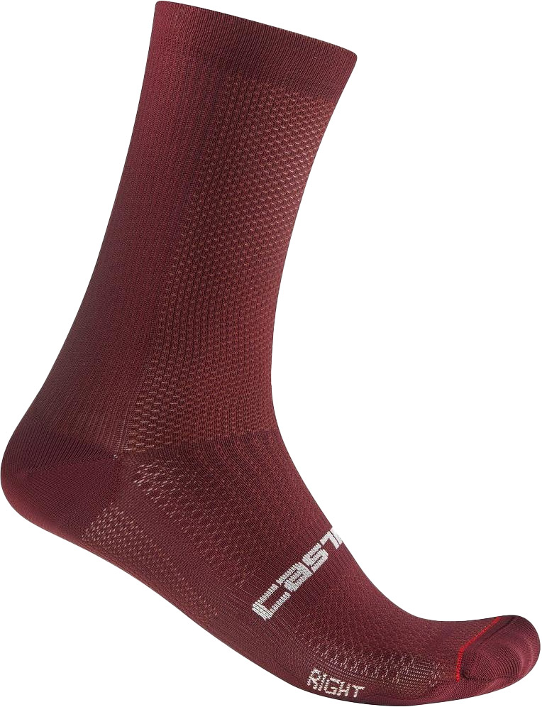 Castelli ESPRESSO 18 SOCK - Deep Bordeaux