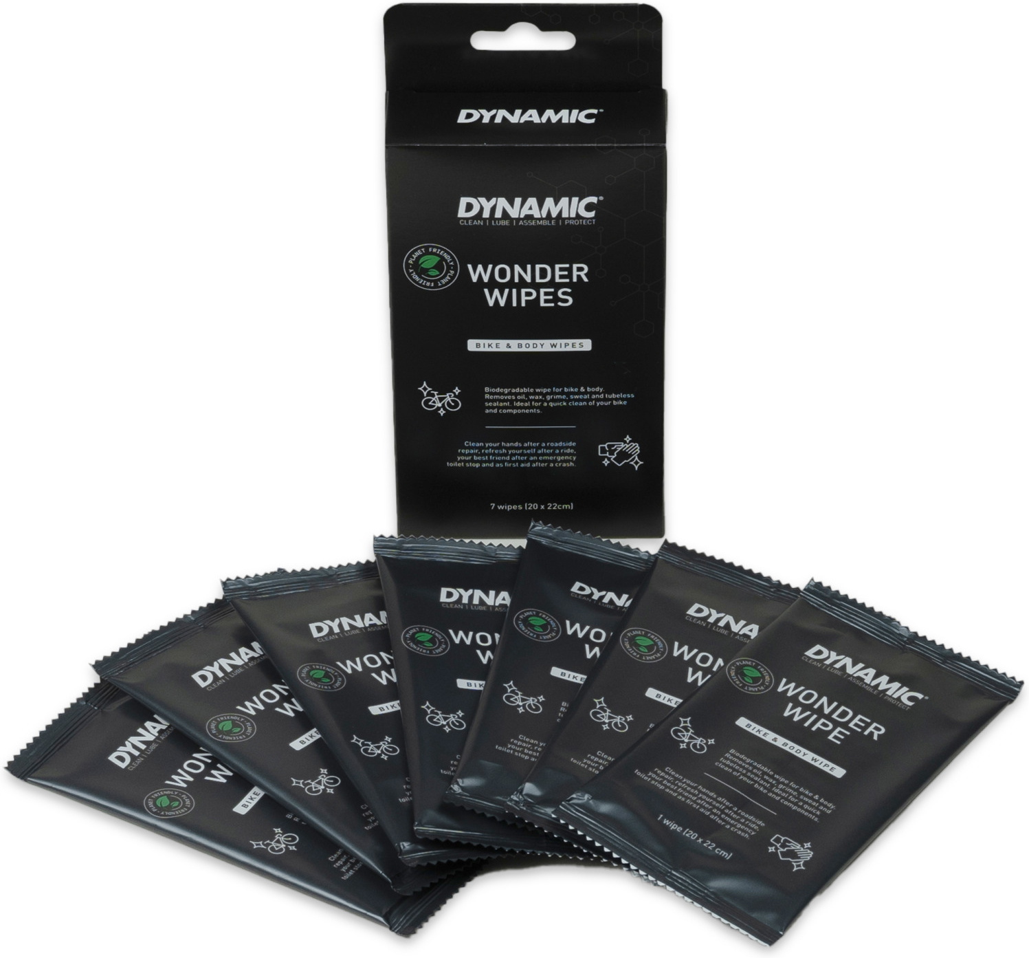 Dynamic Wonder Wipes 7 stk. (20 x 22 cm)