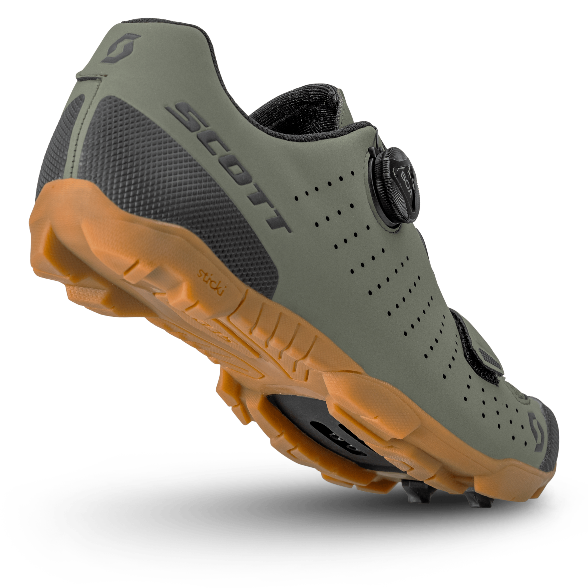 Beklædning - Cykelsko - Scott Shoe Mtb Comp Boa - Green Black