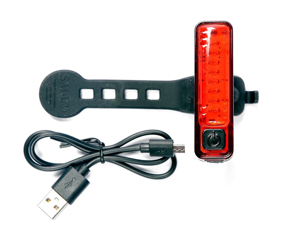 Tilbehør - Cykellygter - SMART Acrux Micro LED Baglygte USB 