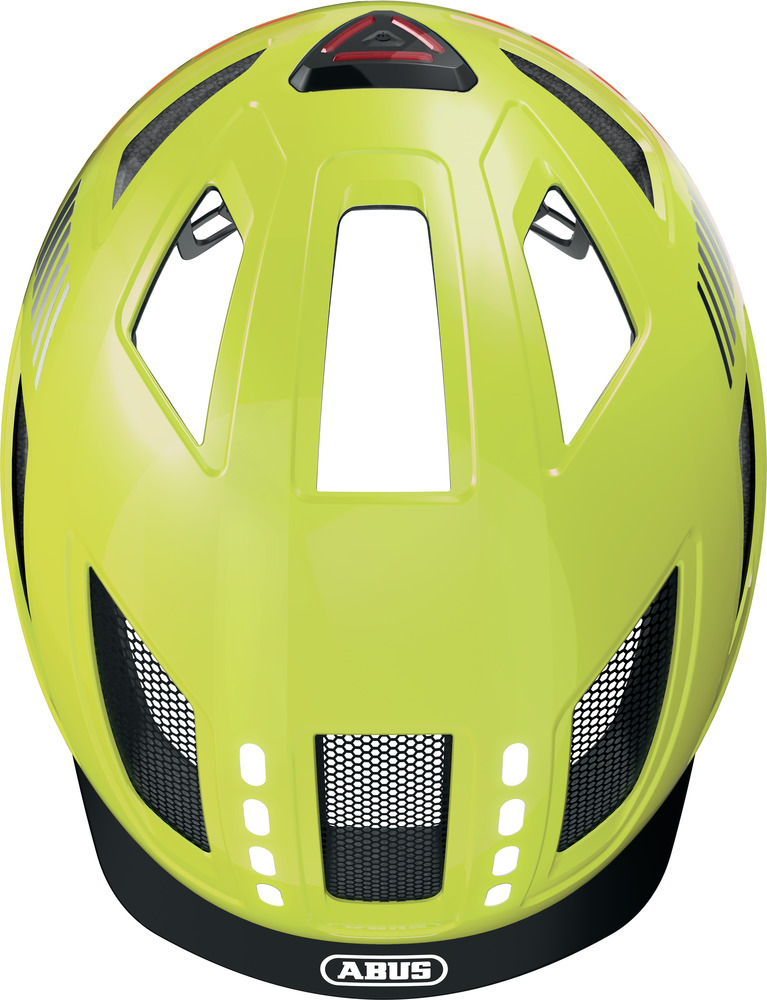 Beklædning - Cykelhjelme - Abus Hyban 2.0 m. LED lys - Gul