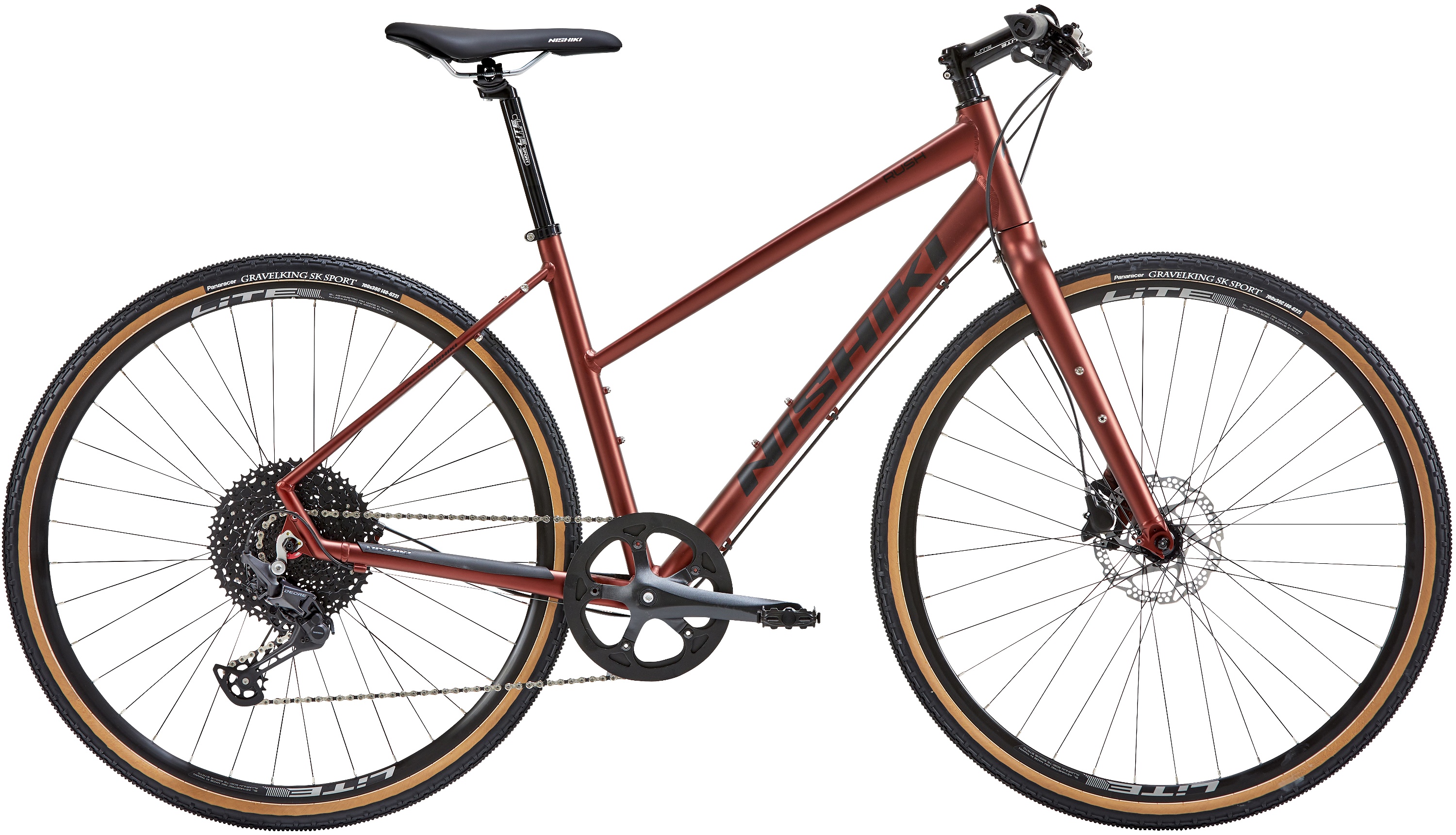 Cykler - Damecykler - Nishiki Rush Dame 12g 2023 - Brun