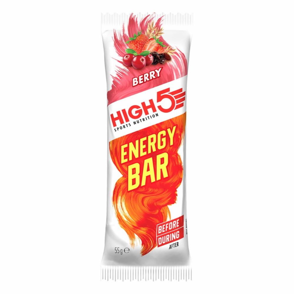 Se High5 Energy Bar 55g - Berry hos Cykelexperten.dk