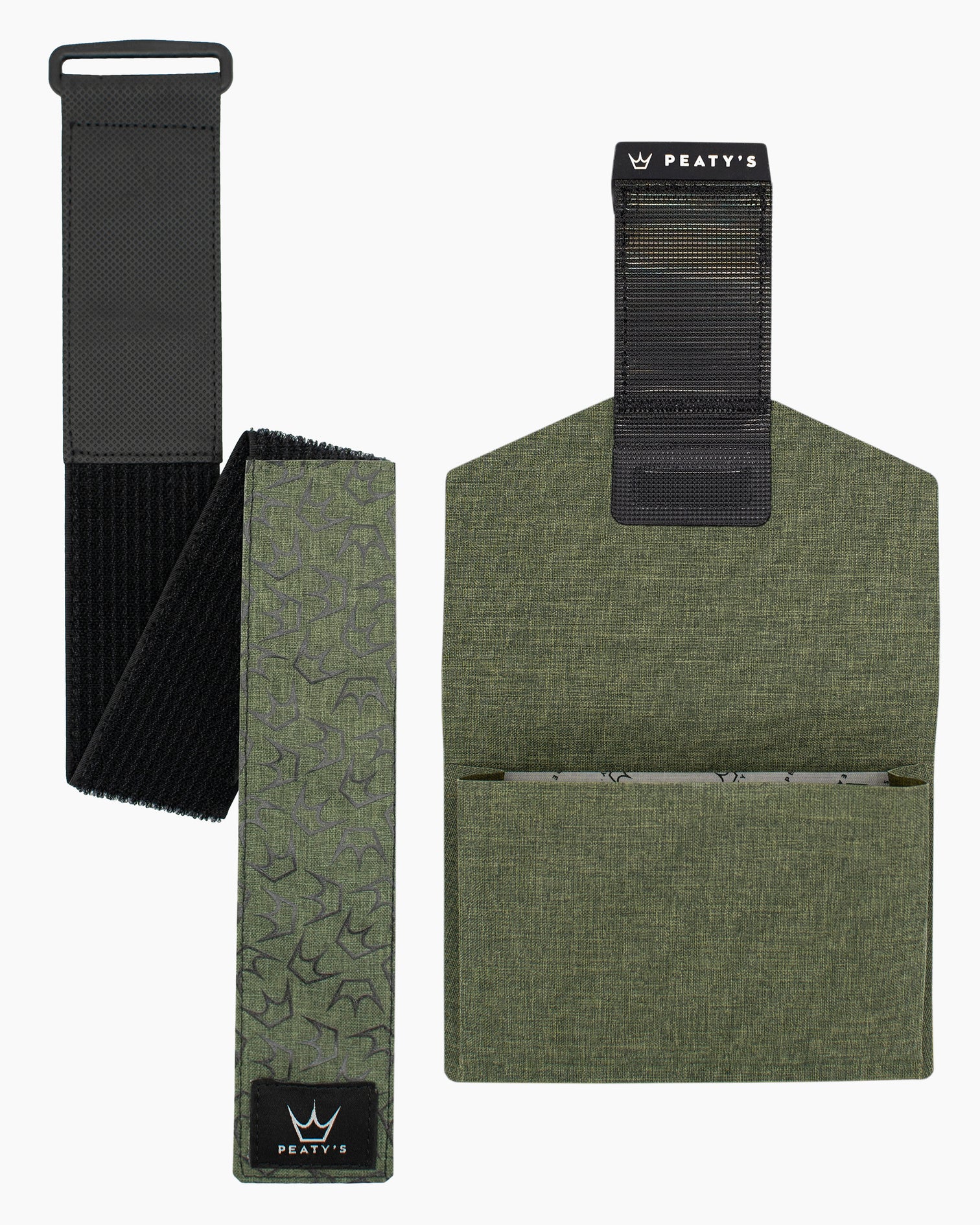 Tilbehør - Sadeltasker - Peaty's HoldFast Trail Tool Wrap - Moss Green