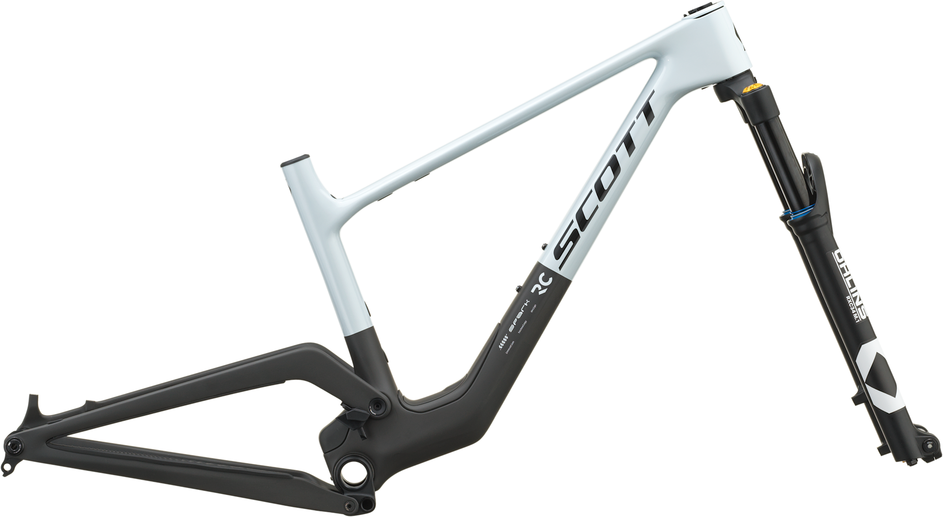 Scott Frame+Fork Spark RC World Cup 2027 - Cumulus White