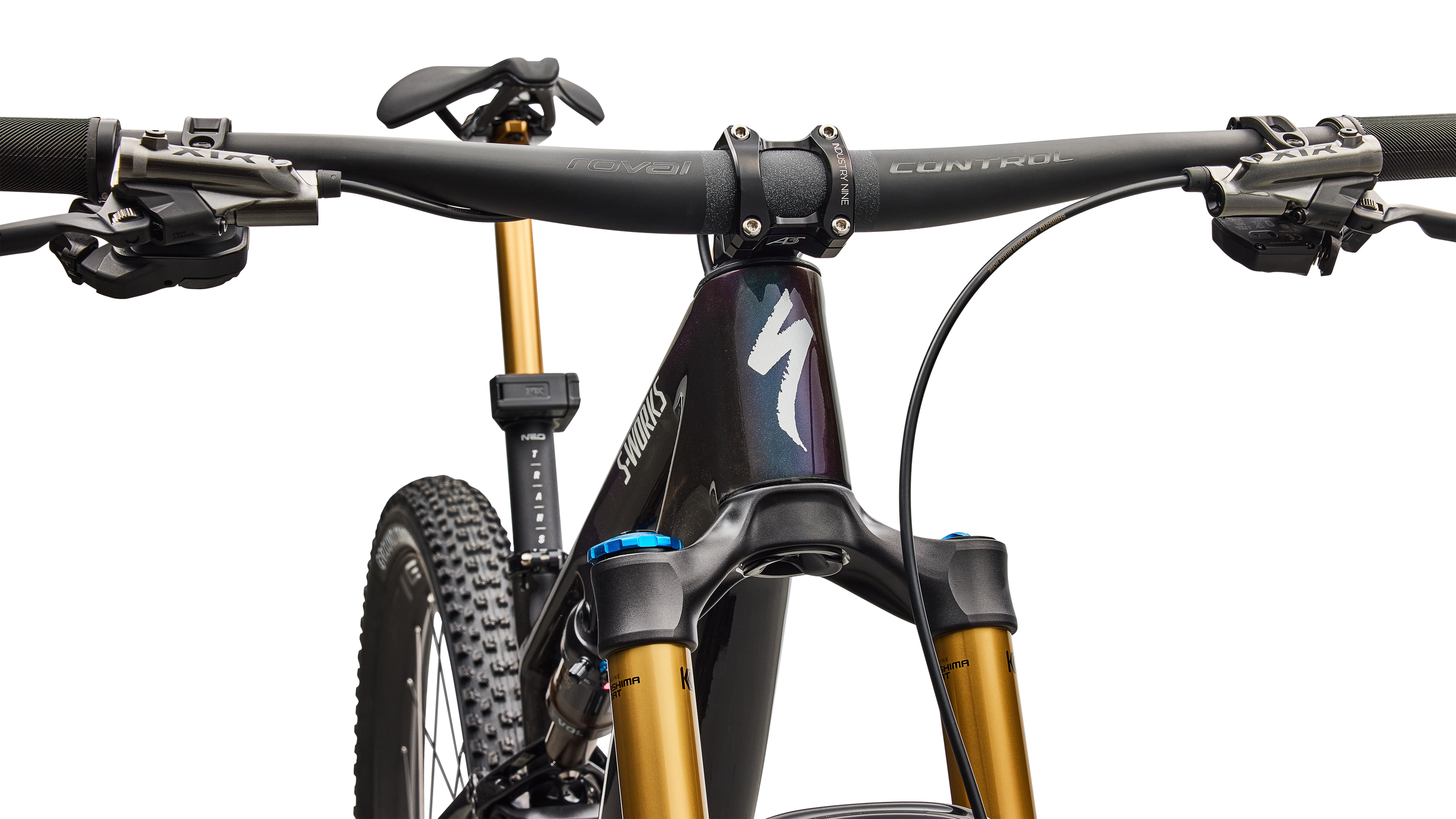 Cykler - Mountainbikes - Specialized S-Works Epic 8 EVO Di2 2026 - Gloss Carbon / Green to Purple