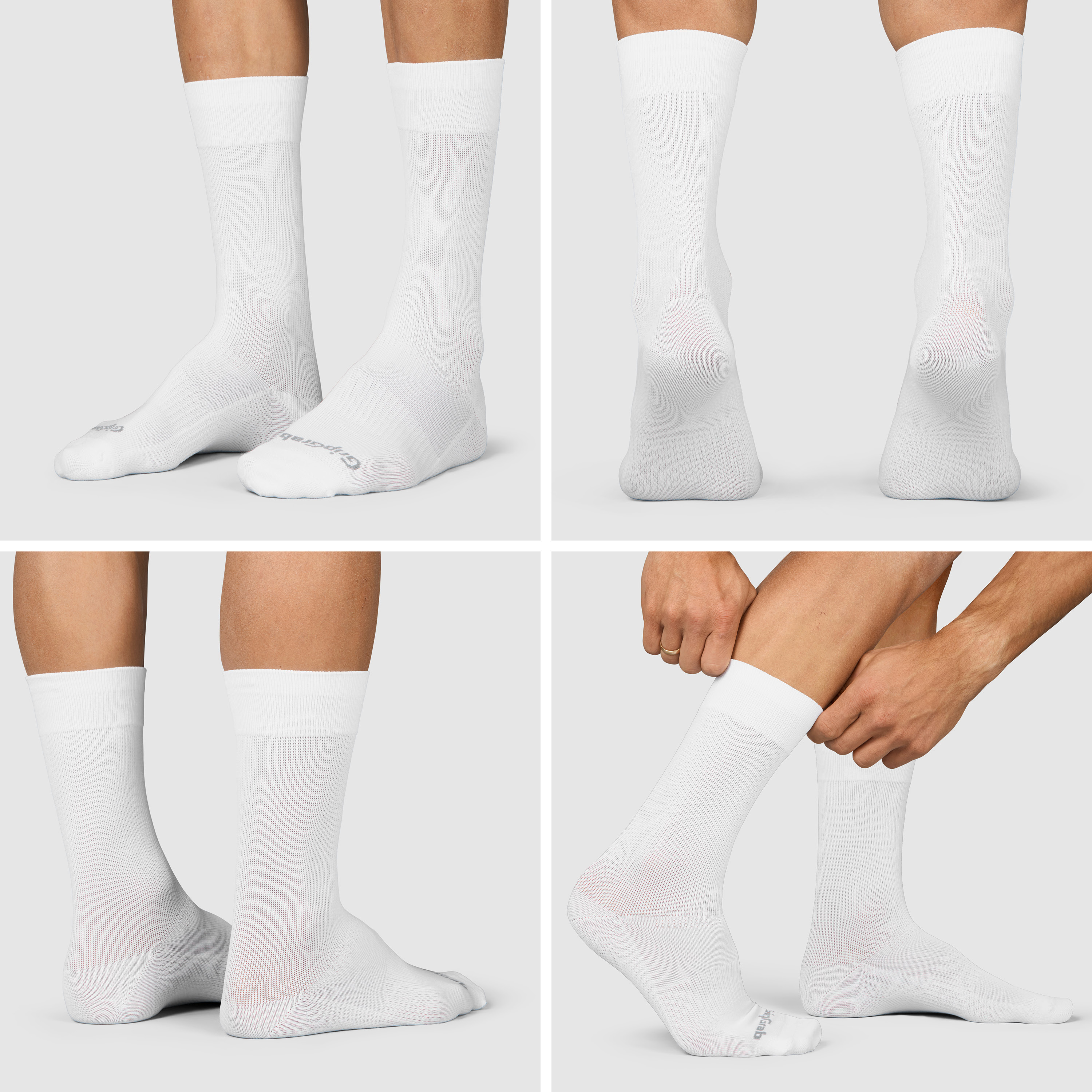 Beklædning - Sokker - GripGrab EXPLR High Cut Sokker - White
