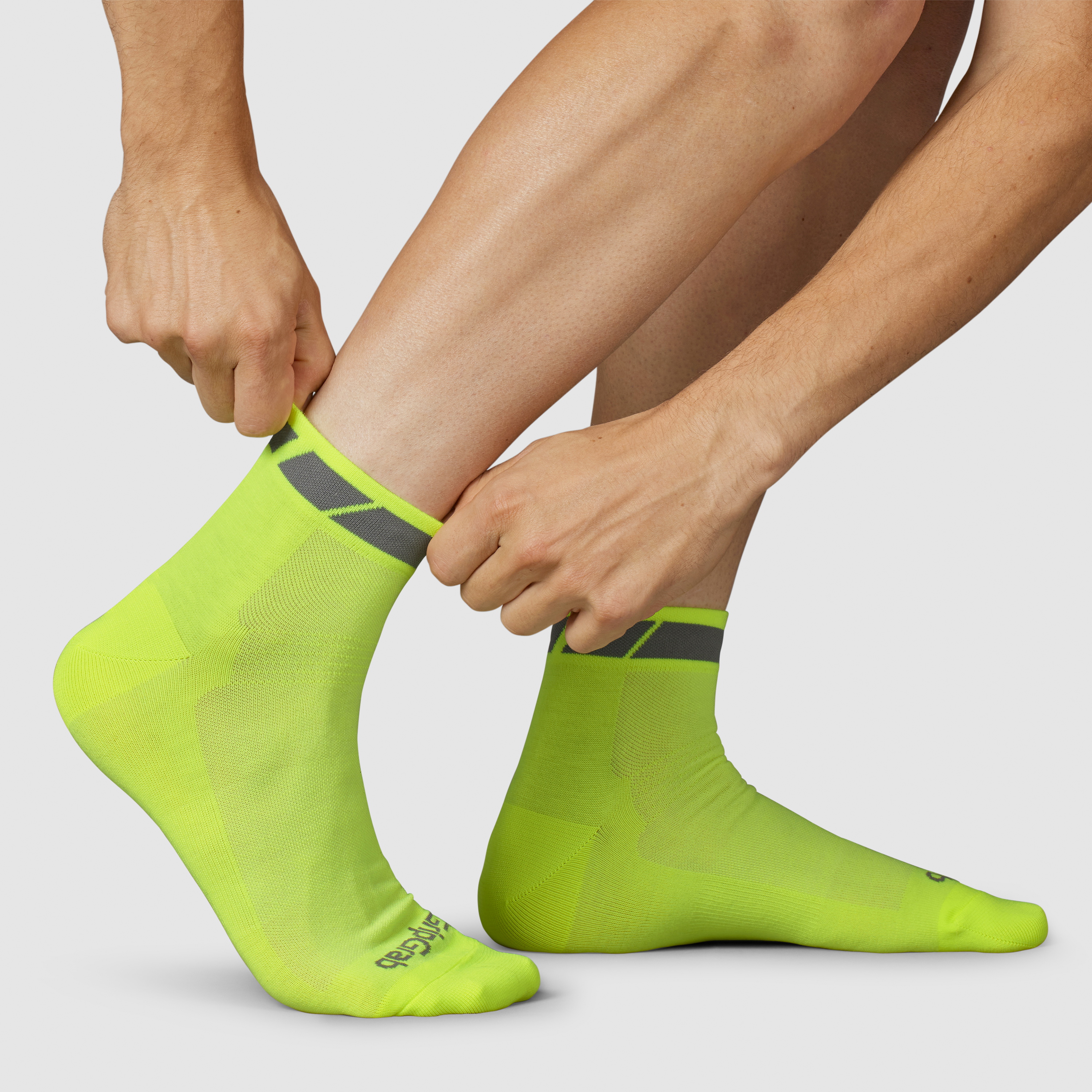 Beklædning - Sokker - GripGrab Classic Low Cut Summer Sok - Yellow Hi-Vis