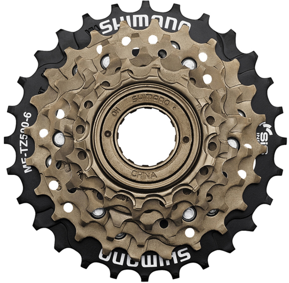 Shimano Frikrans - MF-TZ500 - 6 gear 14-28 tands med gevind