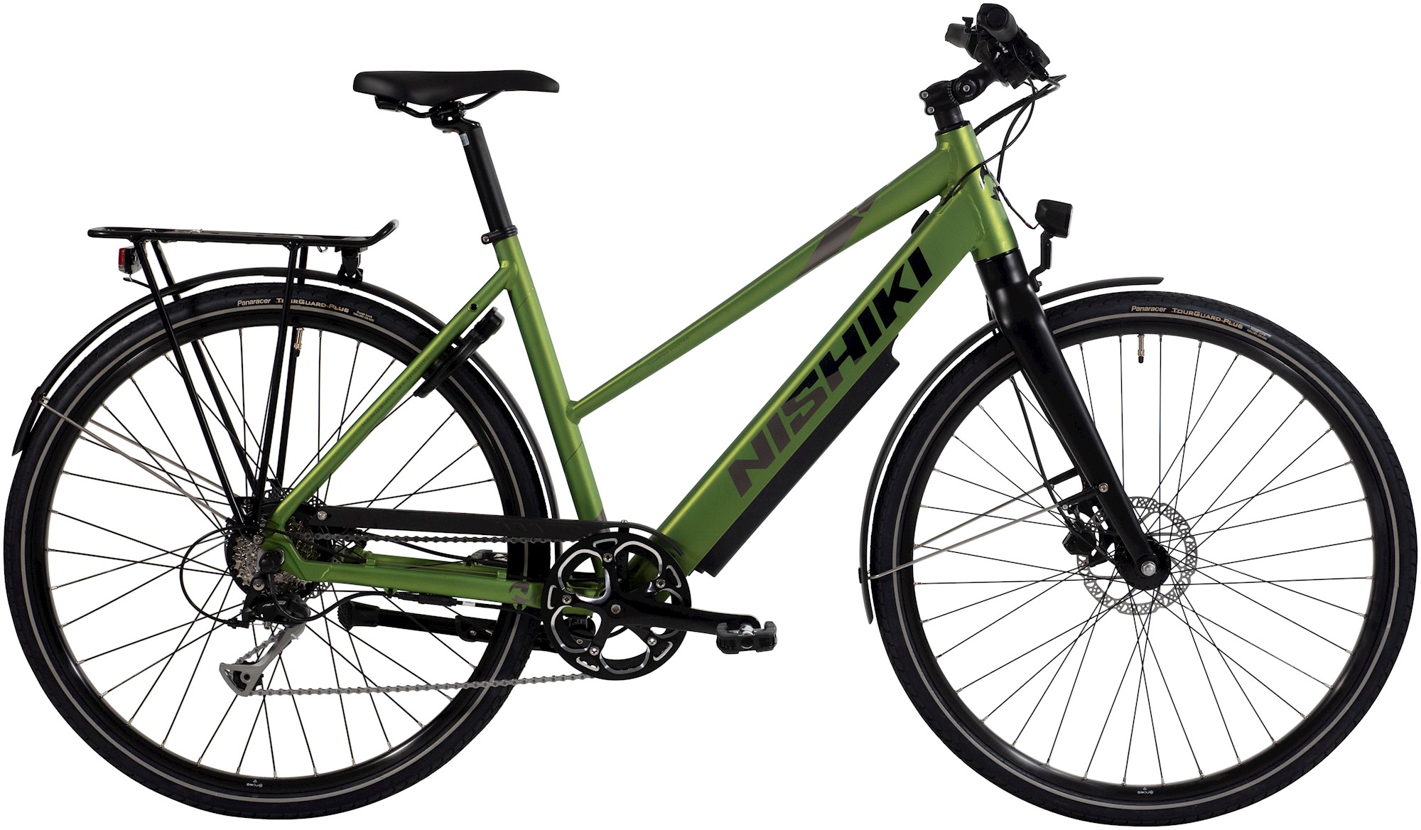 Nishiki Urban Dame Connect+ display 9g 2021 - Grøn Cykler > Elcykler