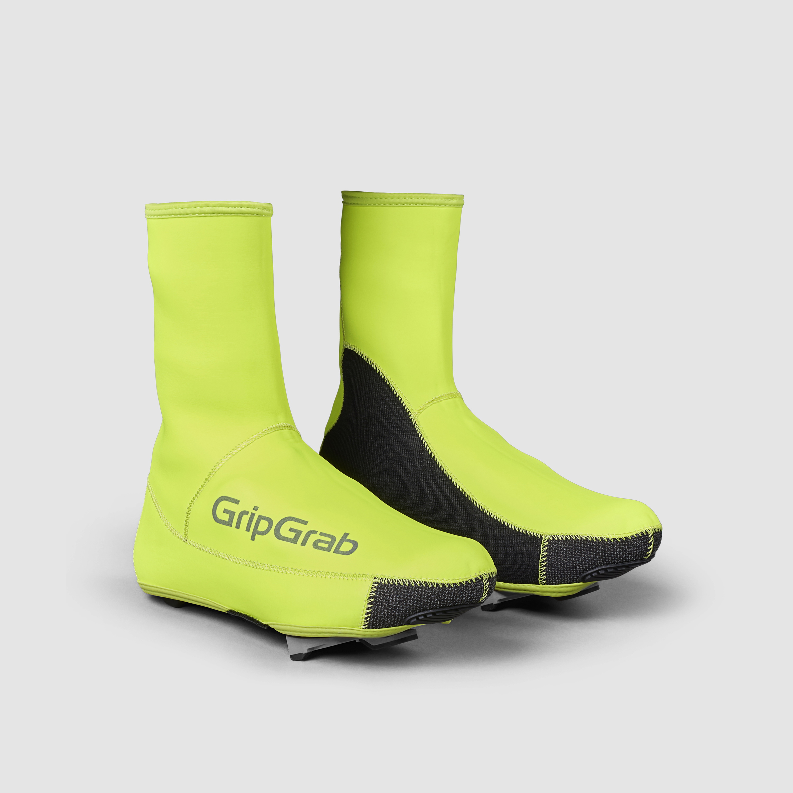 Beklædning - Skoovertræk - GripGrab PACR Vandtæt Winter Skoovertræk - Yellow Hi-Vis