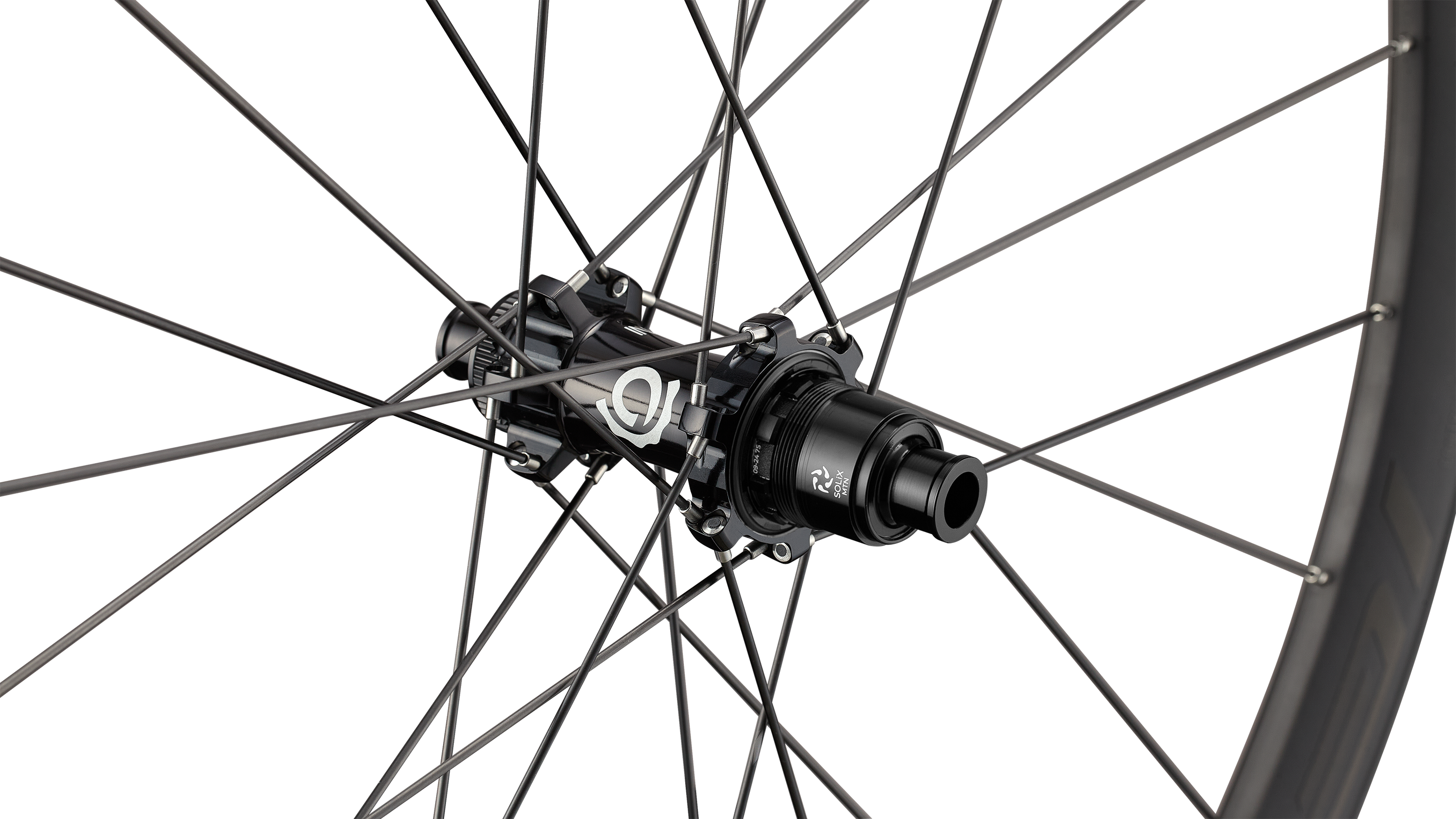 Reservedele - Hjulsæt - Roval Control SL VI Solix 29 Rear 24H - Satin Carbon/Gloss Black
