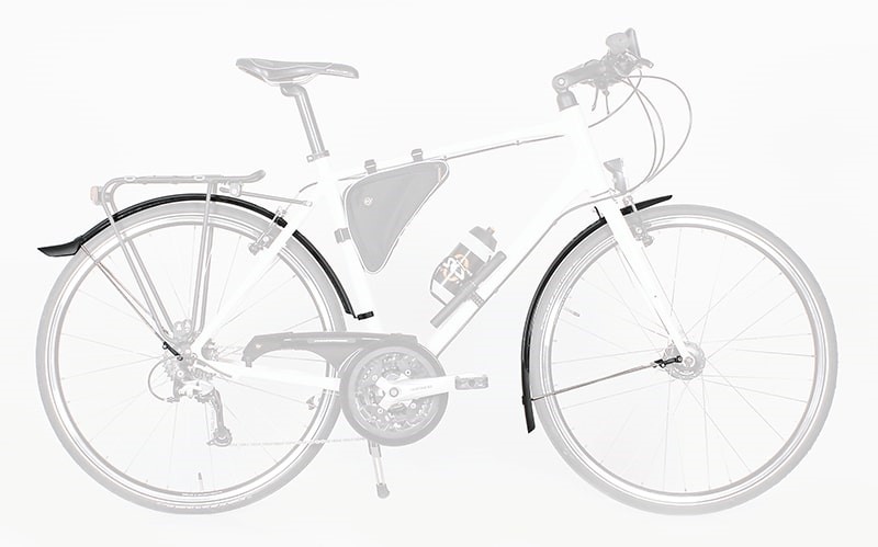 Tilbehør - Cykelskærme - SKS Velo 42 Urban Skærmsæt 700c x 42mm inkl. stivere - Sort